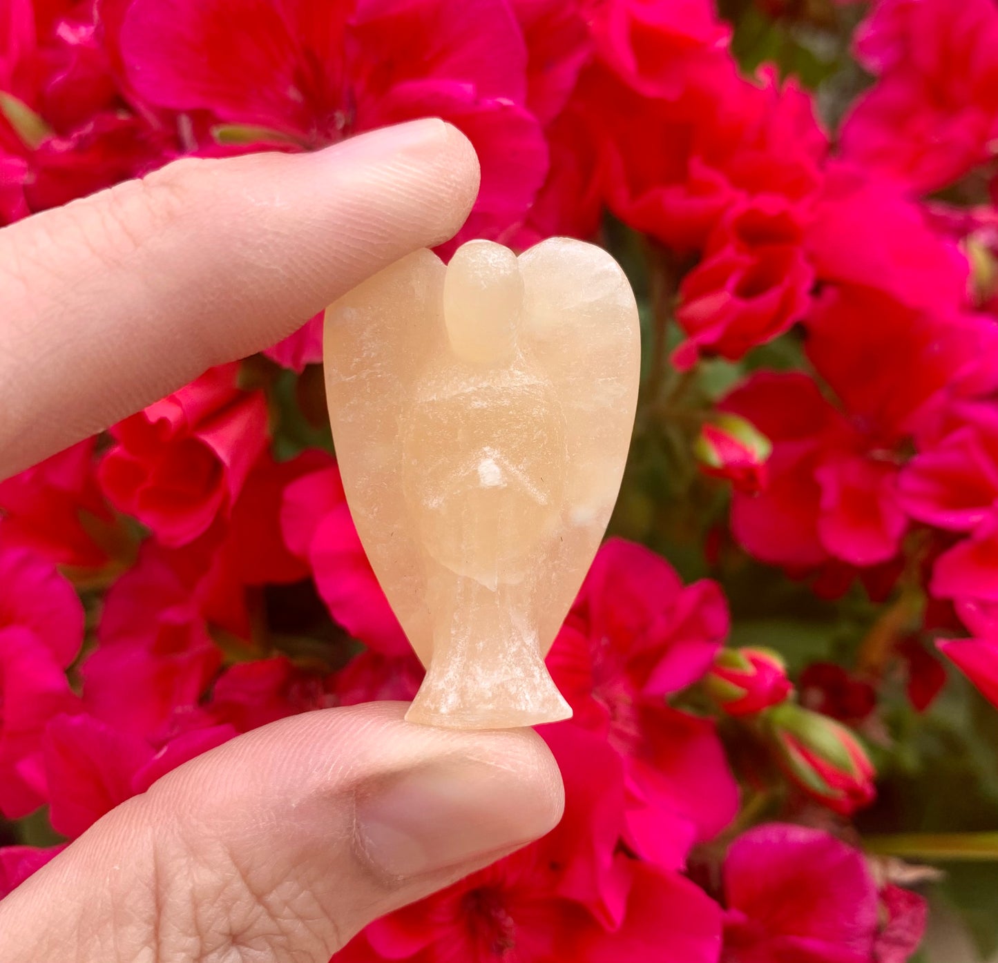 Small Crystal Angel Carvings