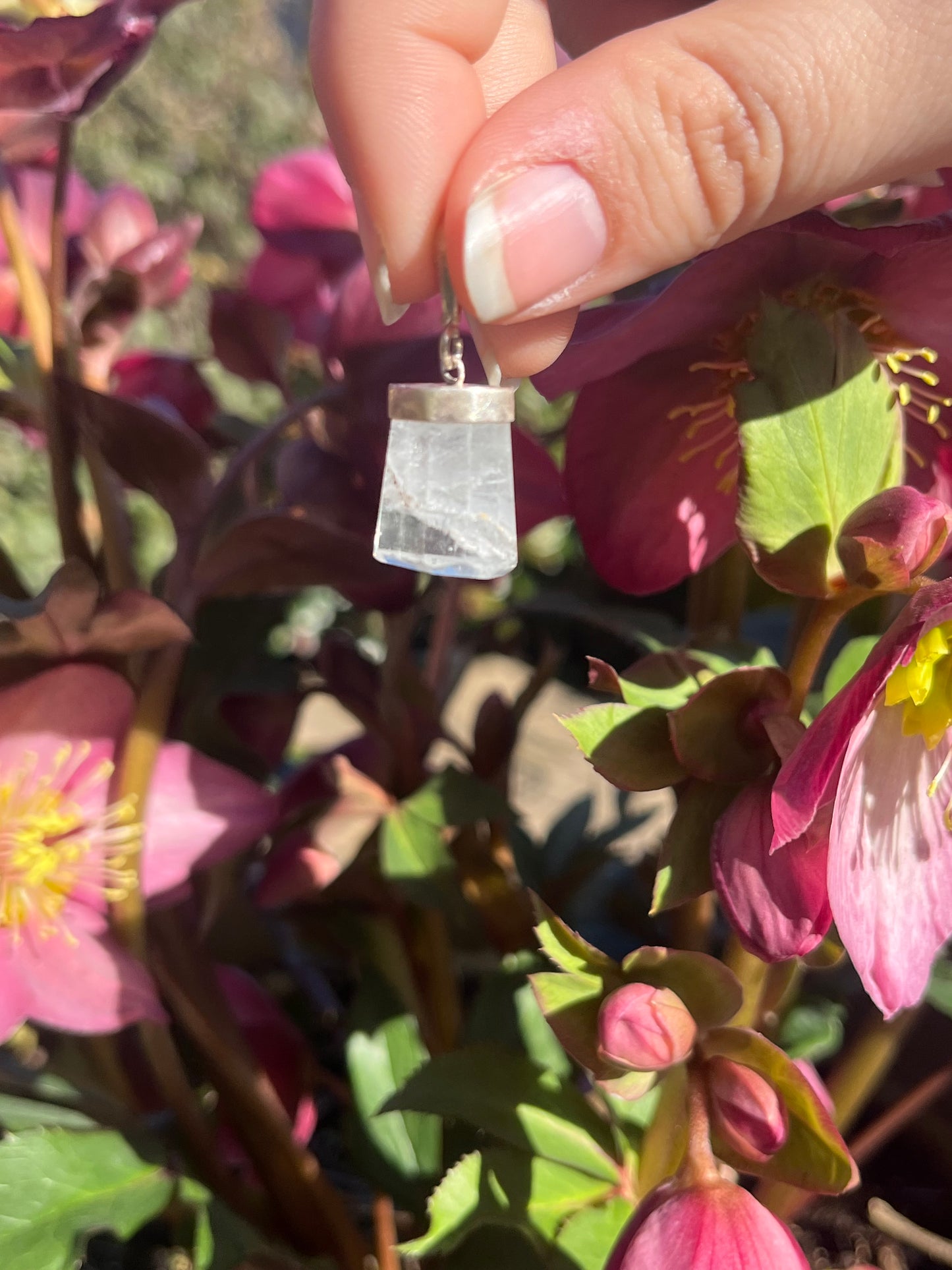 Aquamarine Crystal Pendants