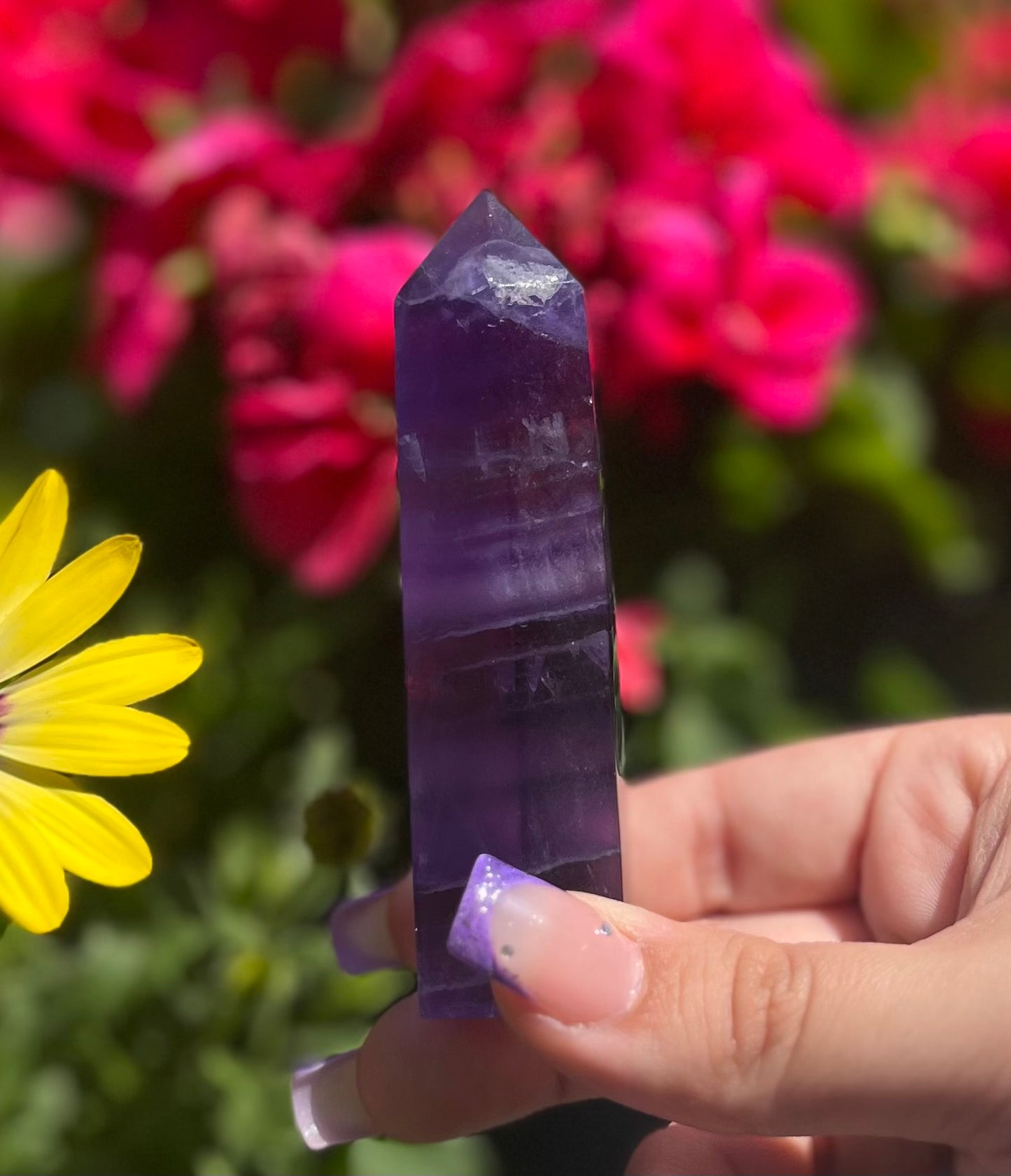 Purple Fluorite Towers