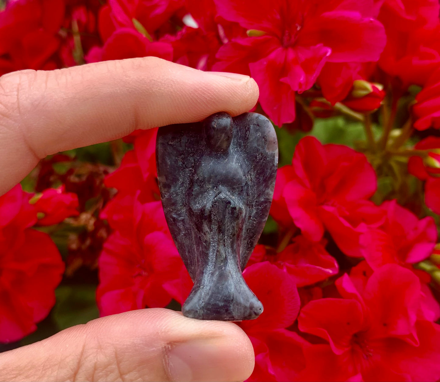 Small Crystal Angel Carvings