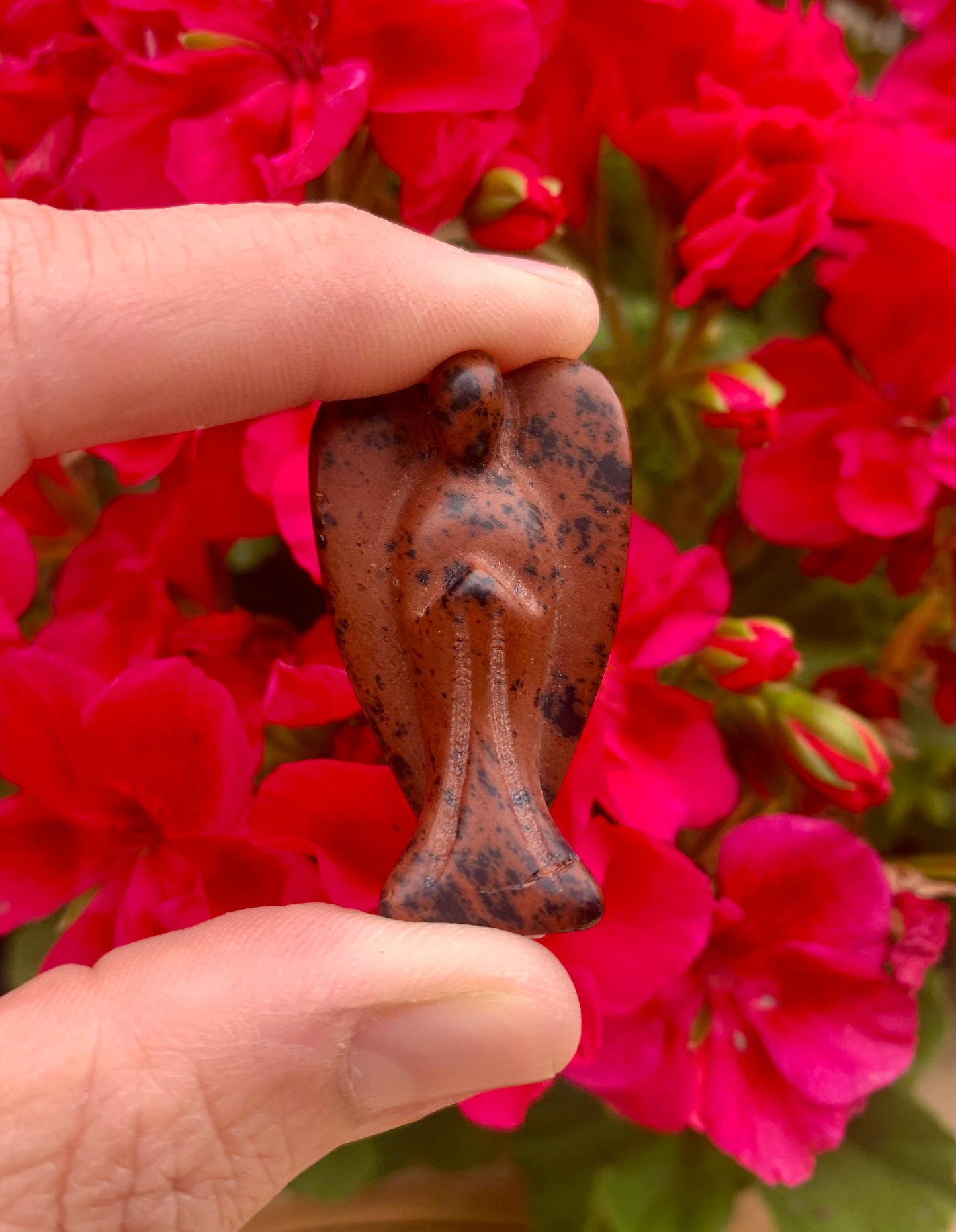 Small Crystal Angel Carvings