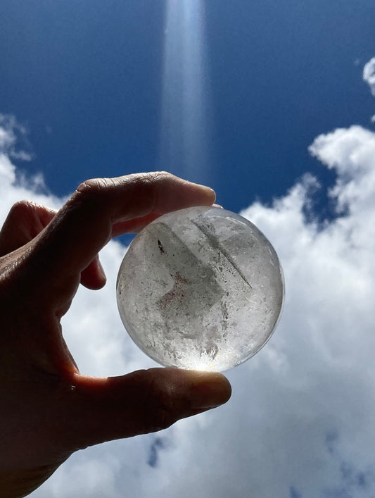 Garden Quartz - Lodolite - Sphere