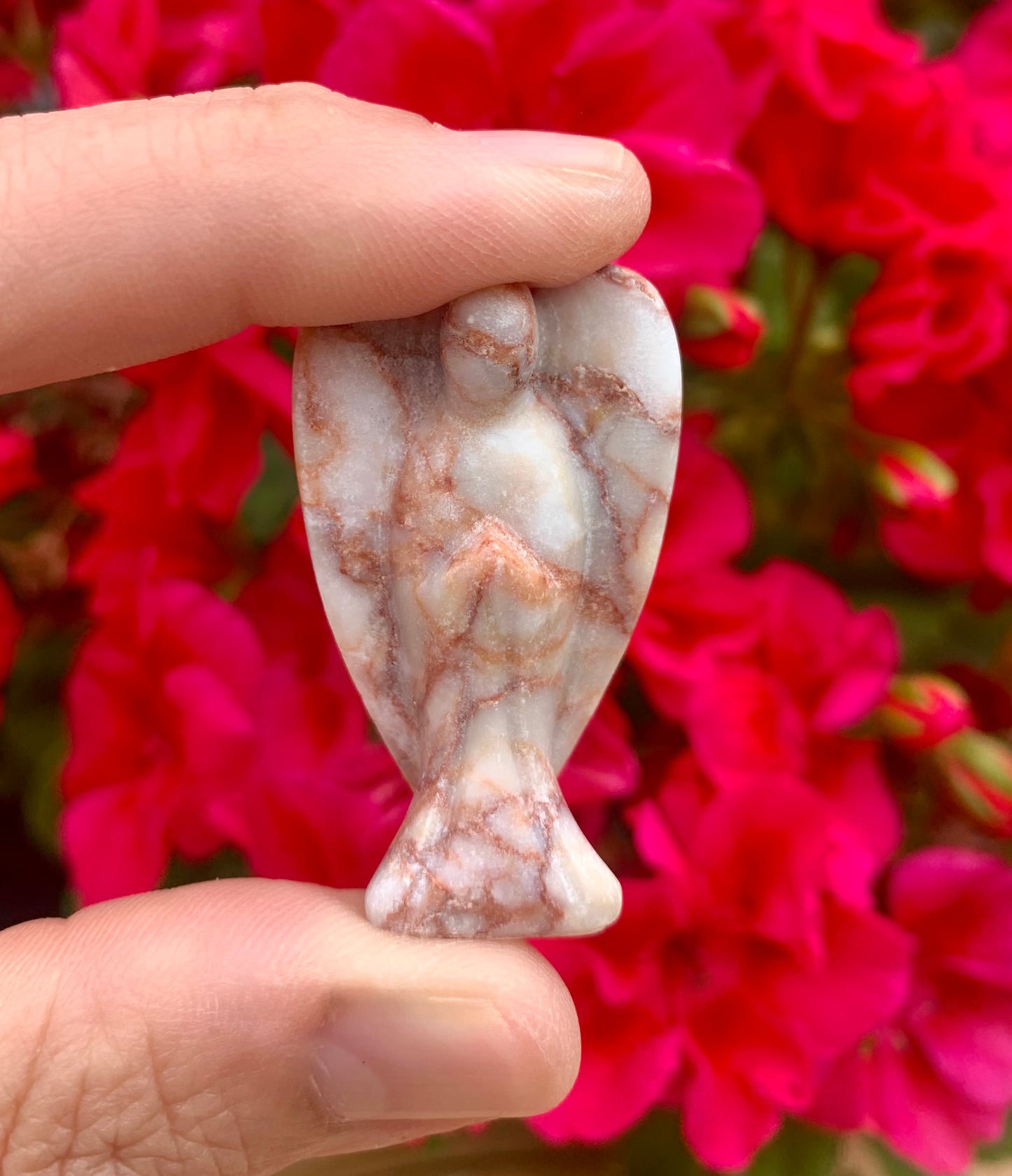 Small Crystal Angel Carvings