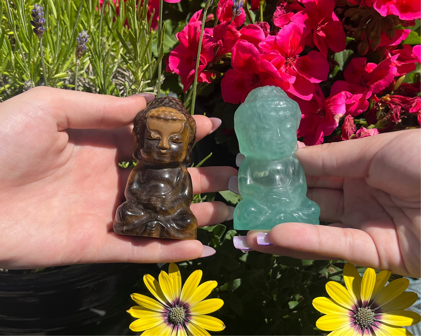 Crystal Buddha Carvings
