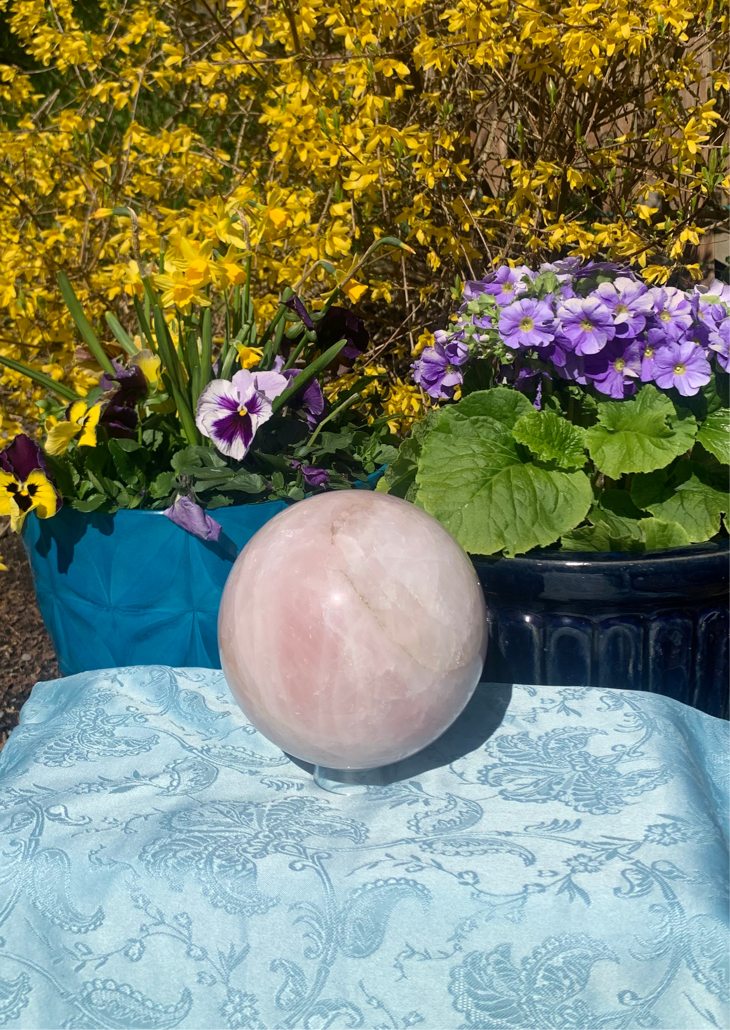 Extra Large Rose Quartz Sphere