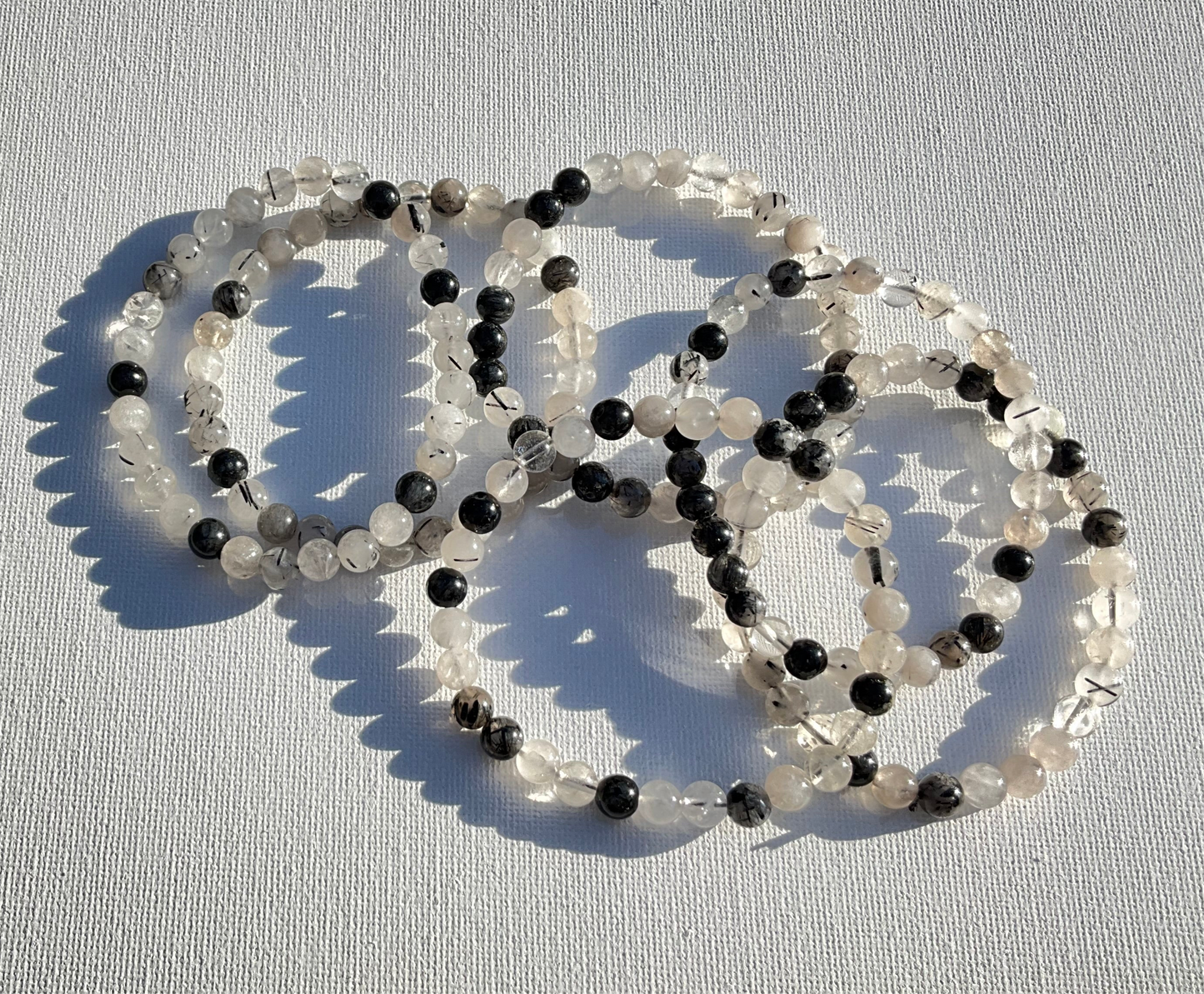 Tourmalinated Quartz Bracelet