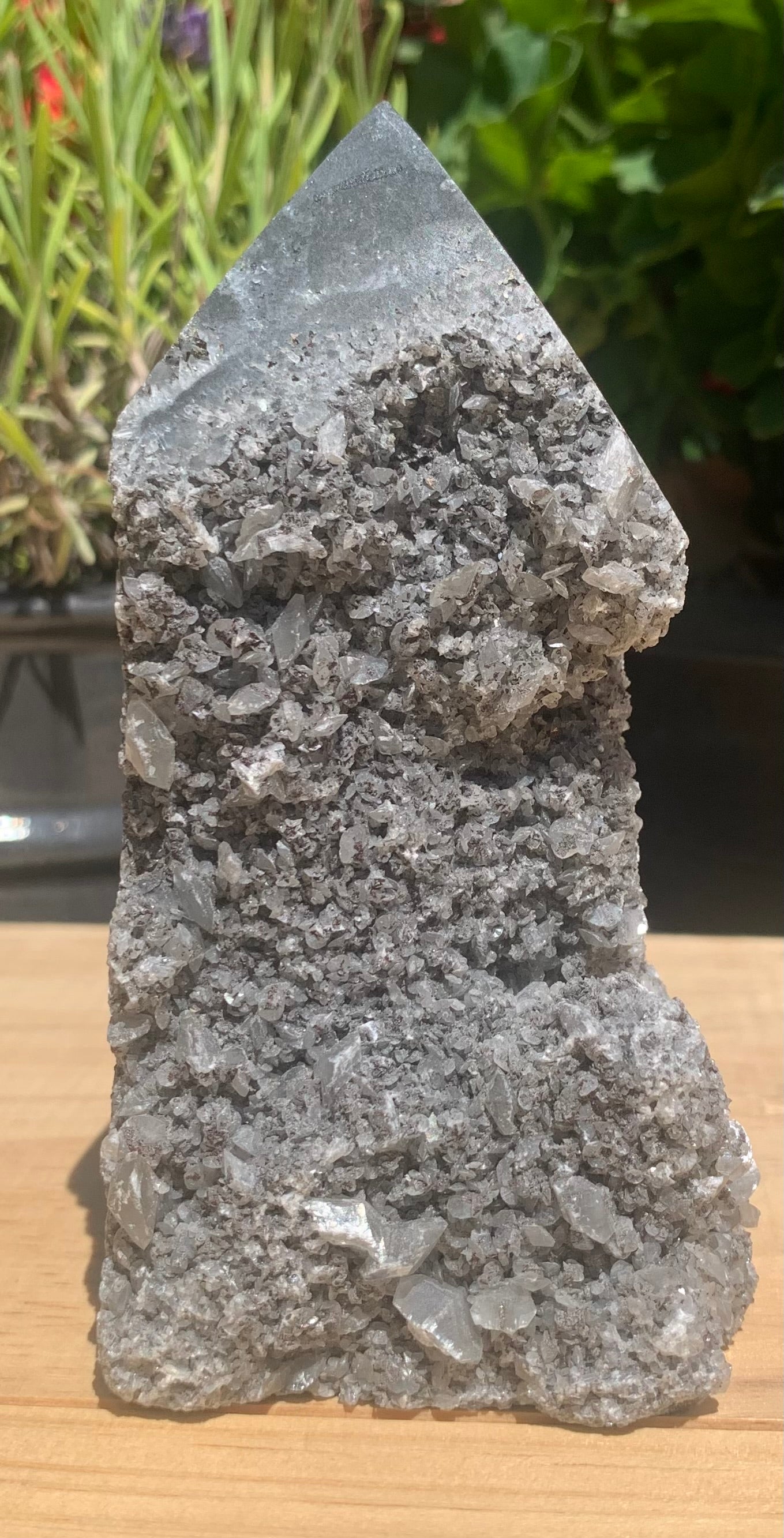 Large Druzy Sphalerite Tower