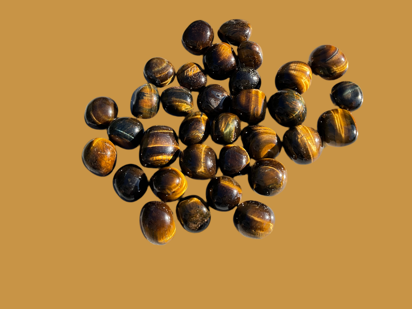 Tiger’s Eye Tumbled Crystals