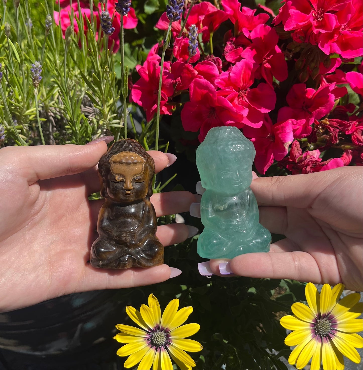 Crystal Buddha Carvings