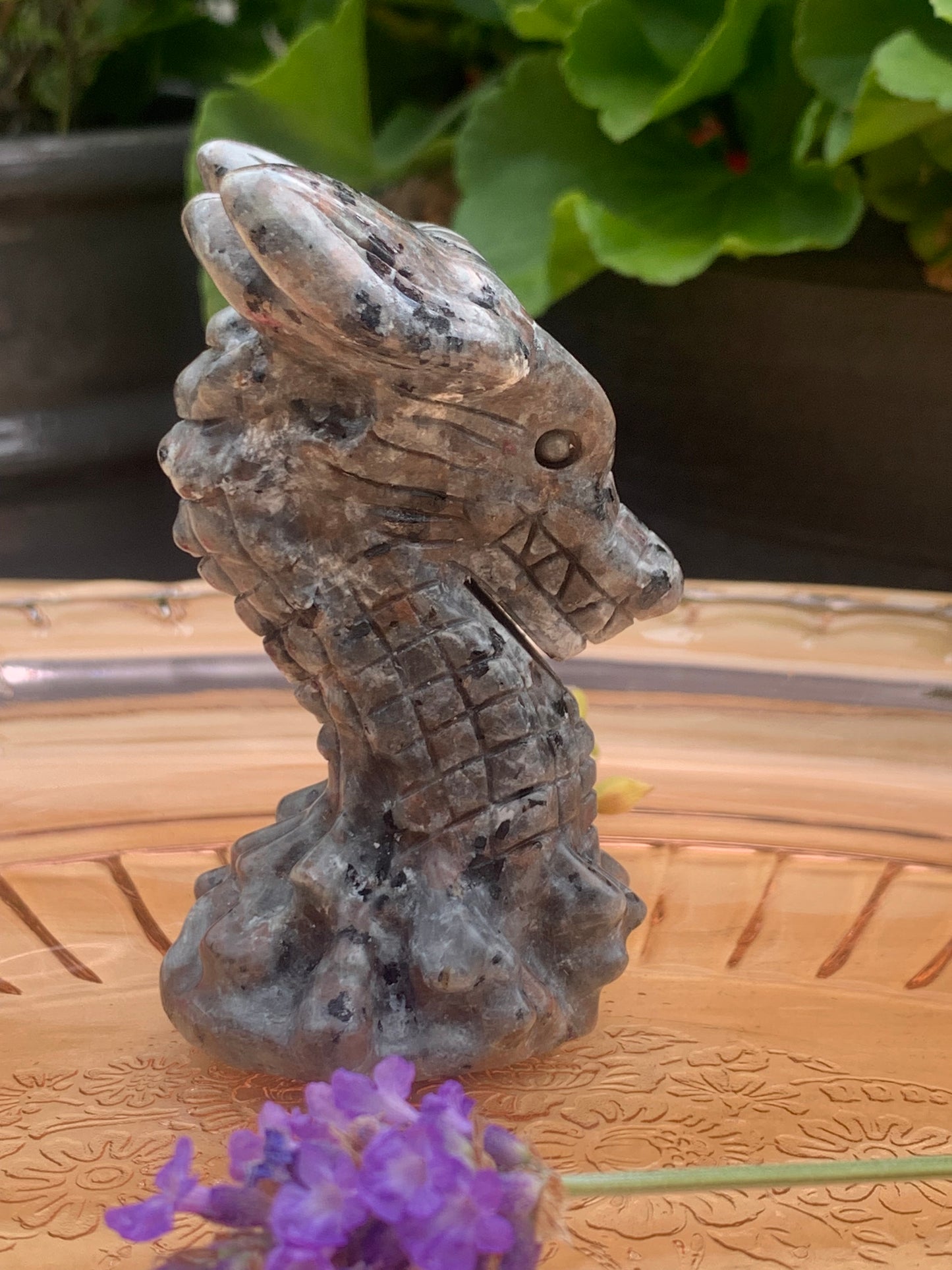 Crystal Dragon Carvings