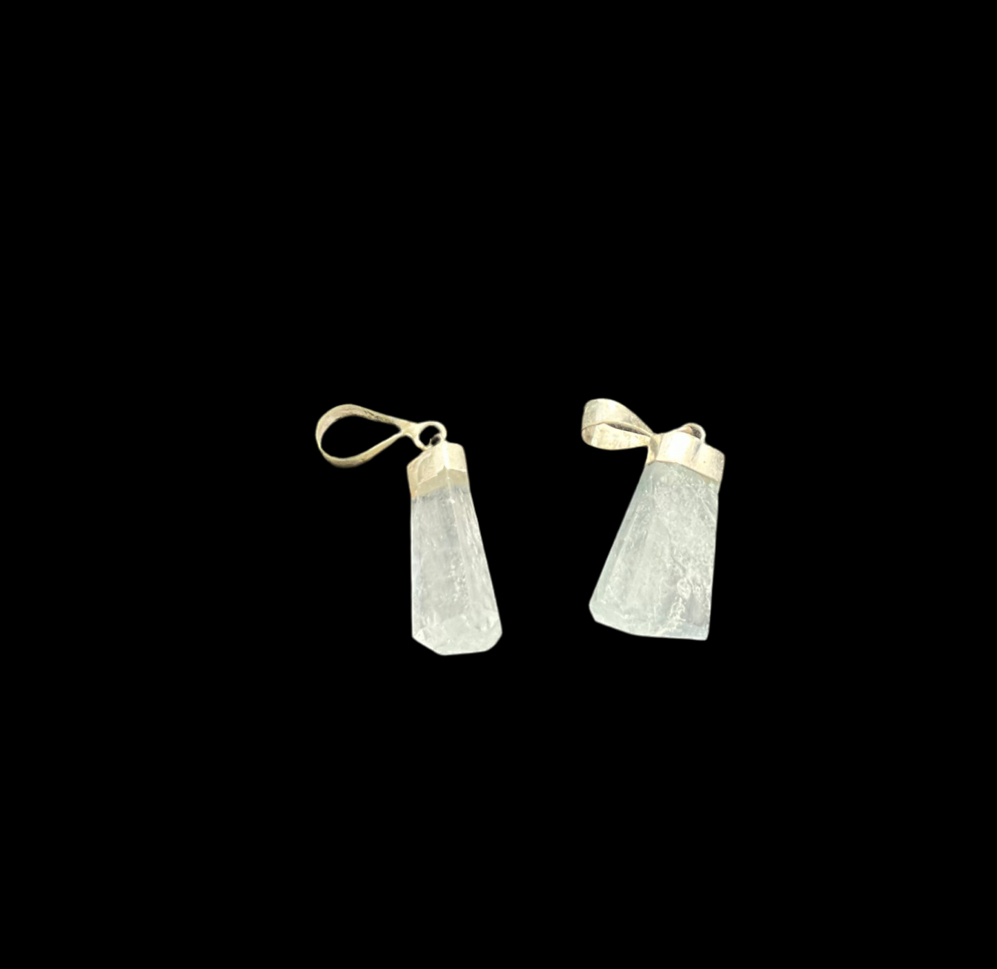 Aquamarine Crystal Pendants