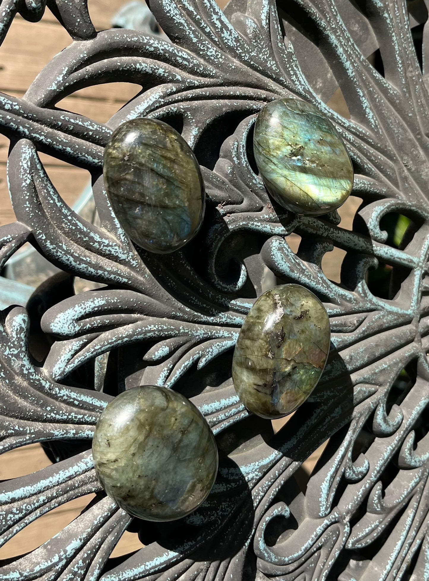 Labradorite Palm Stones