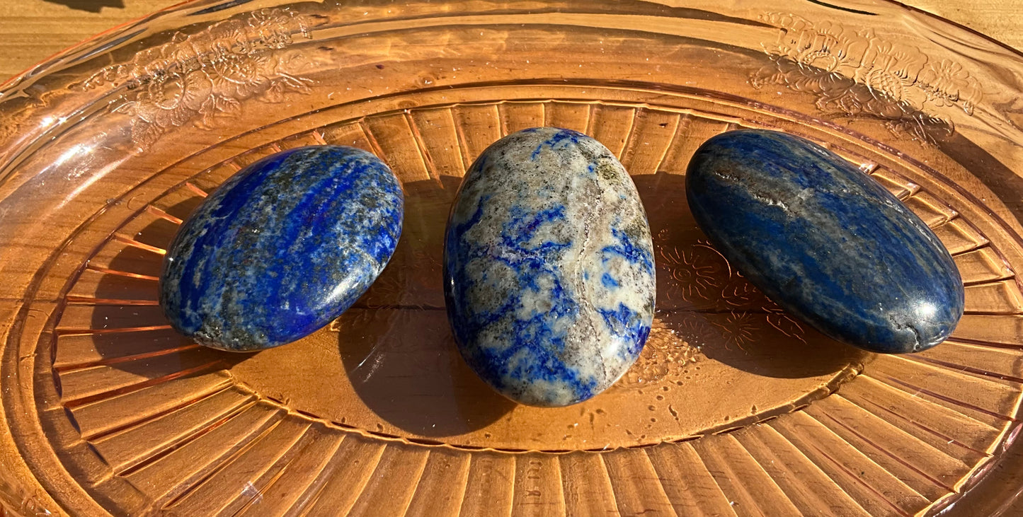 Large Lapis Lazuli Palm Stones