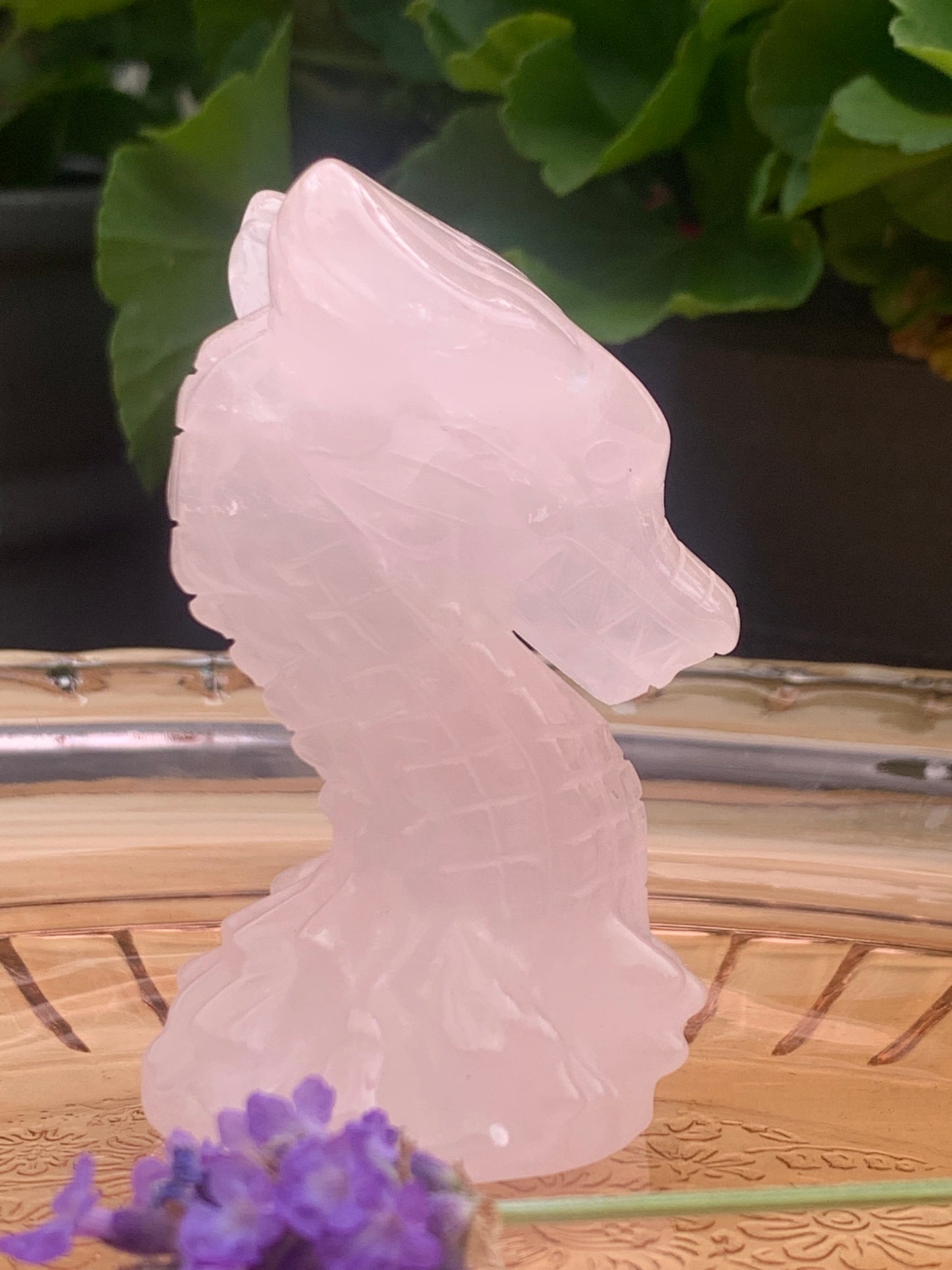 Crystal Dragon Carvings