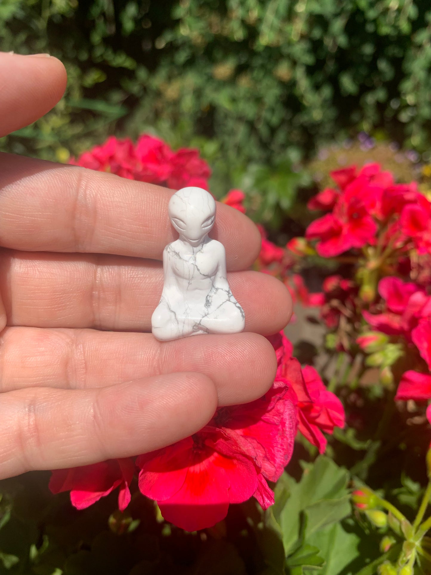 Mini Crystal Zen Alien Carvings