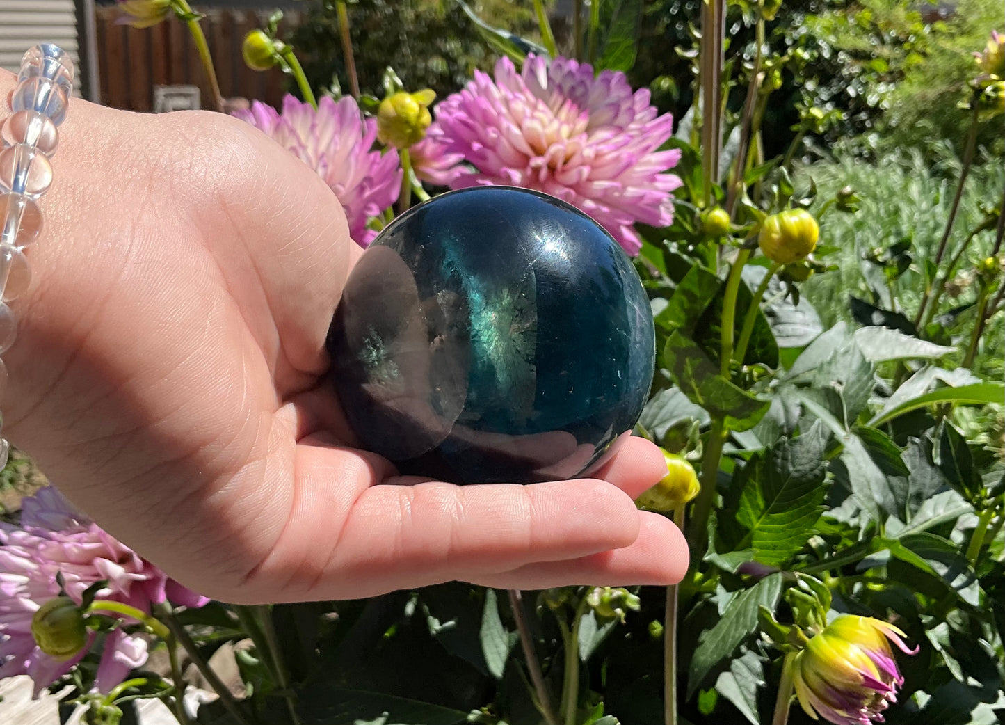 Blue Fluorite Sphere