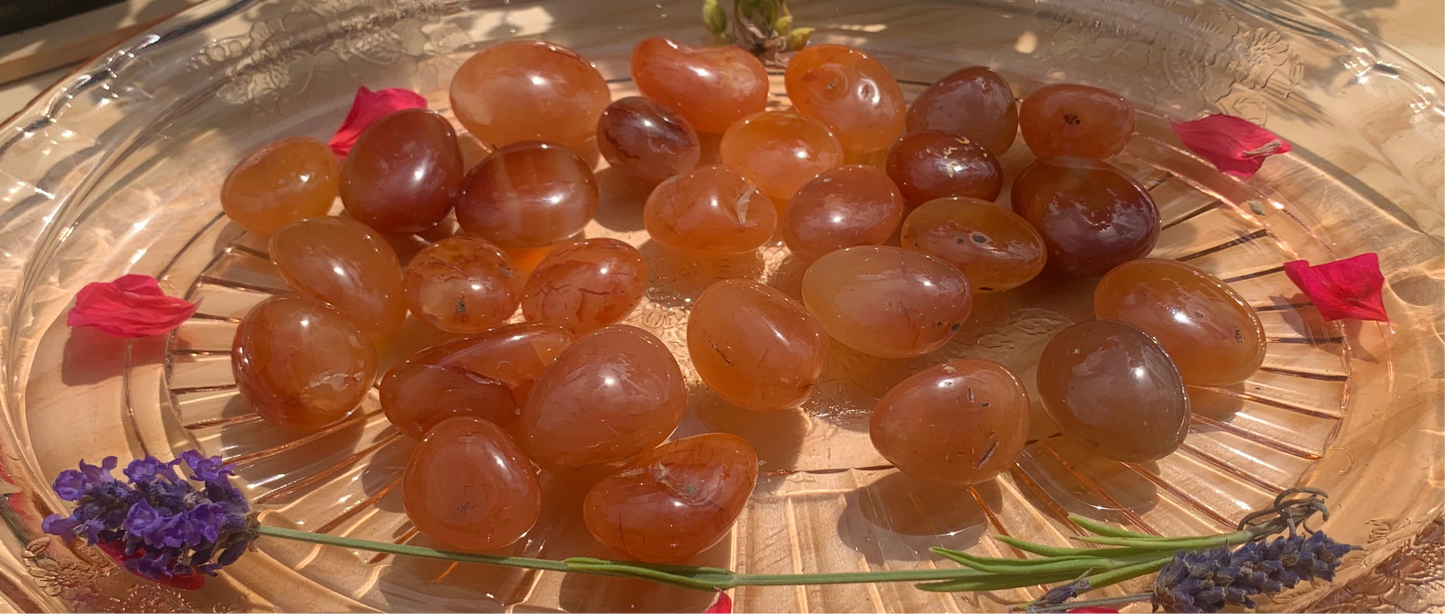 Carnelian Tumbled Crystals