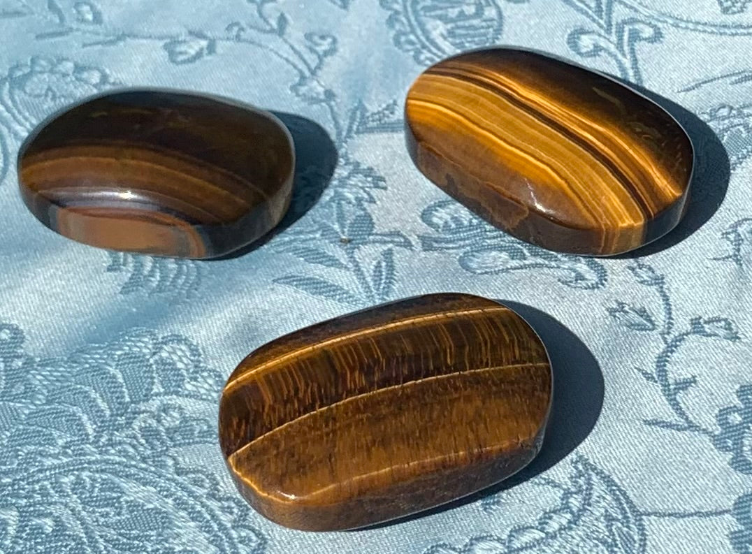 Tiger’s Eye Palm Stones