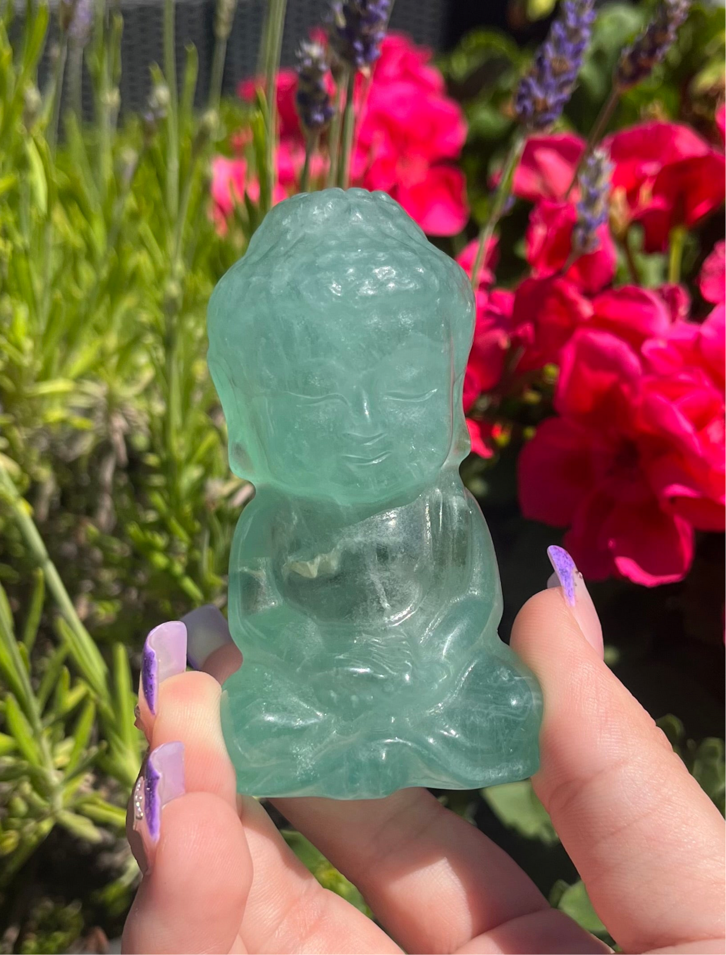Crystal Buddha Carvings