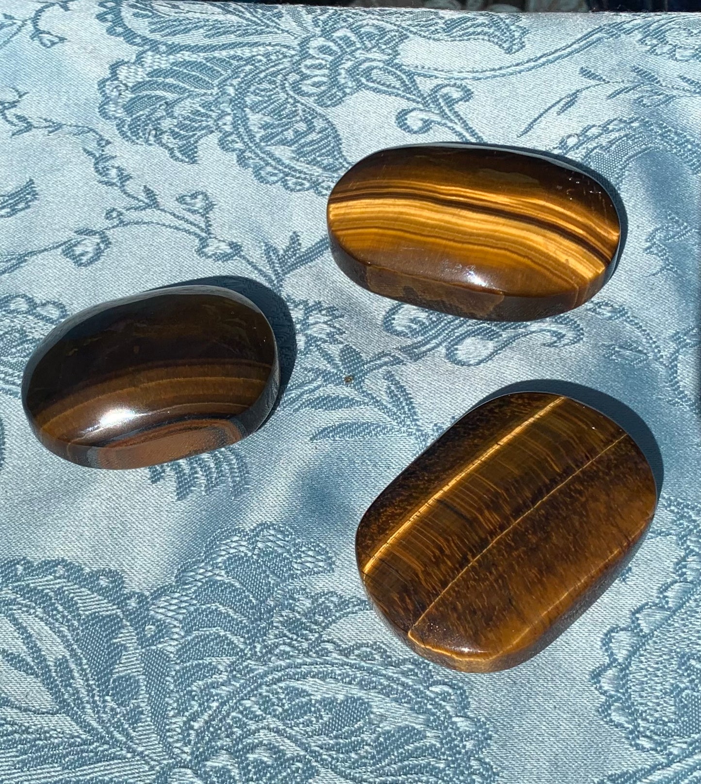 Tiger’s Eye Palm Stones