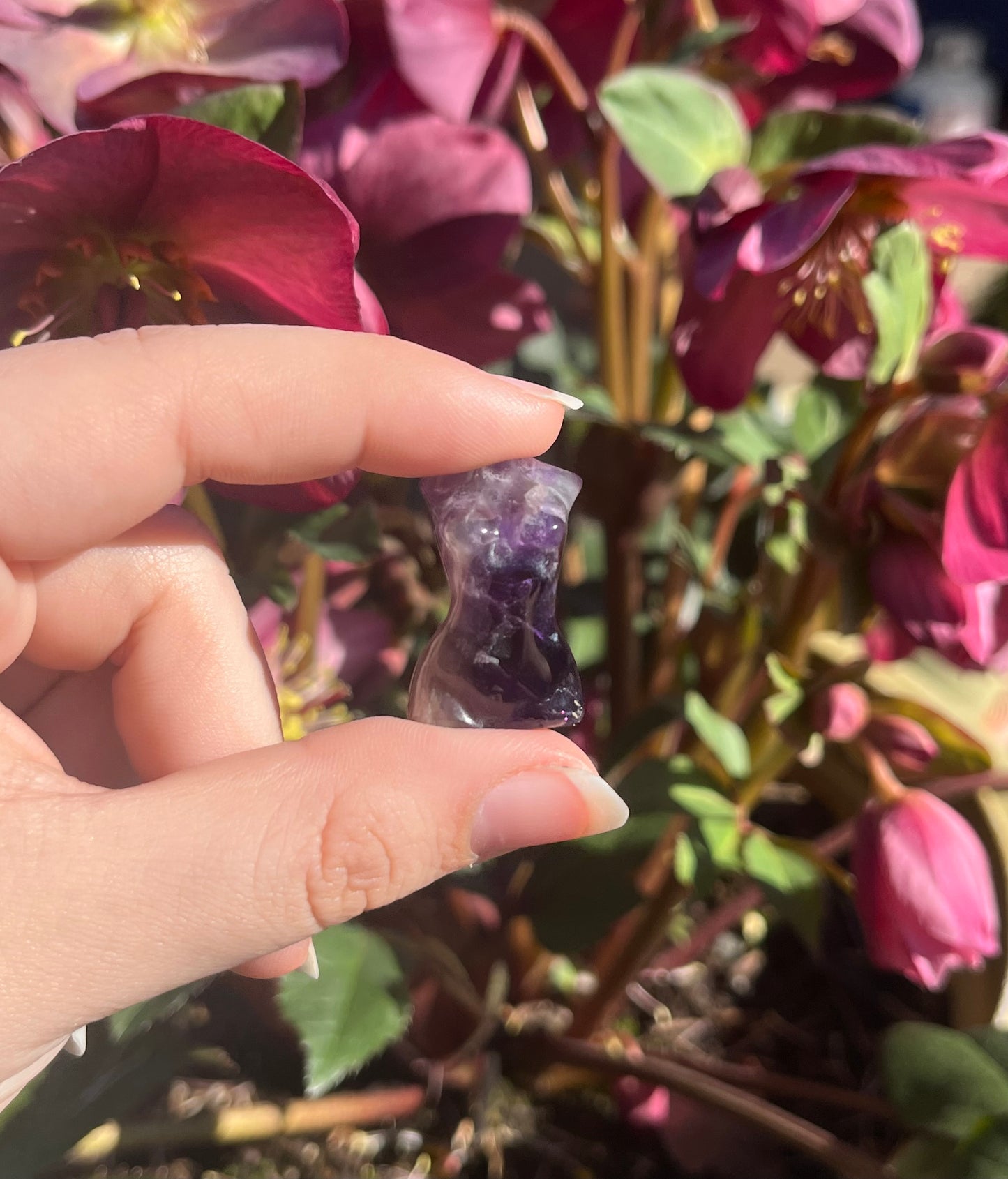 Mini Goddess Body Crystal Carvings