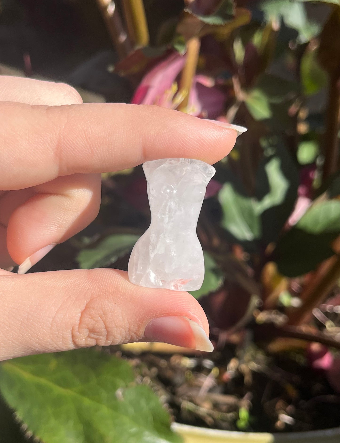 Mini Goddess Body Crystal Carvings