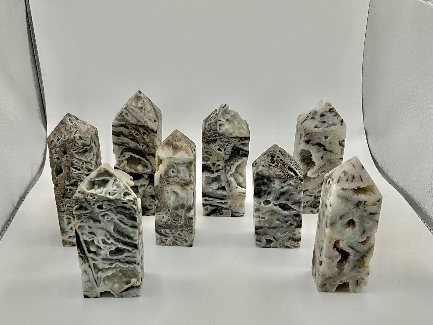 Druzy Sphalerite Towers