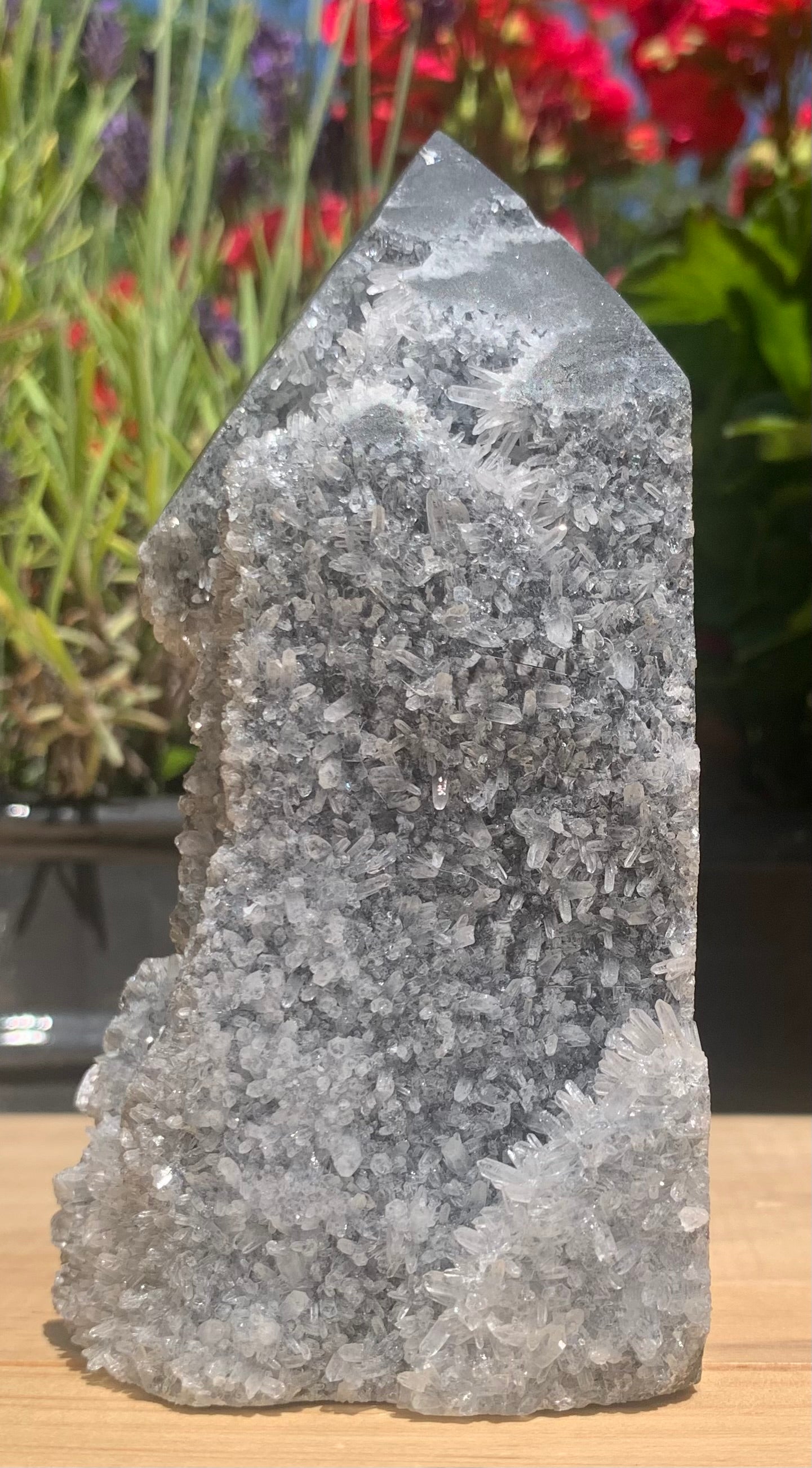 Large Druzy Sphalerite Tower