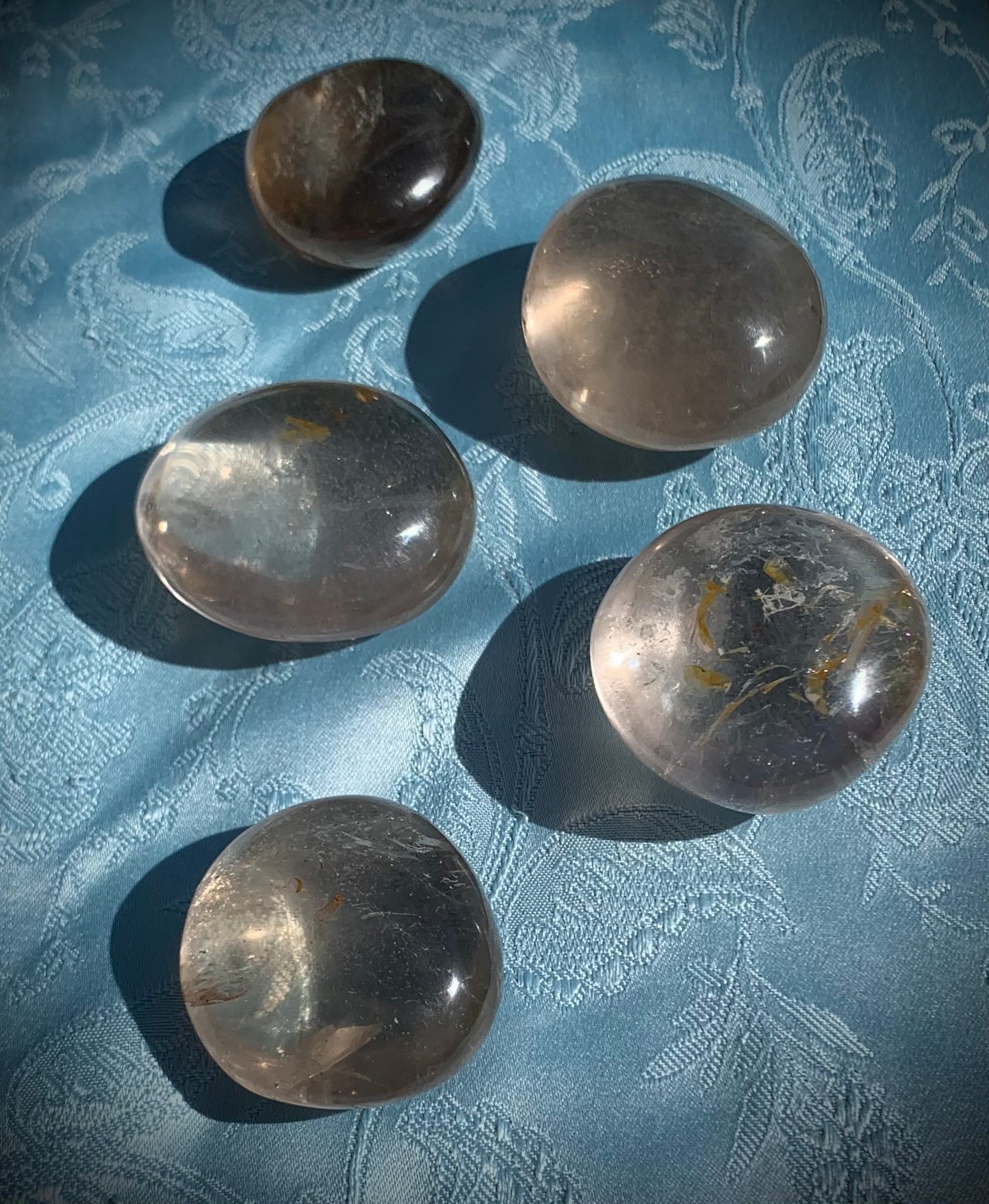 Smoky Quartz Palm Stones