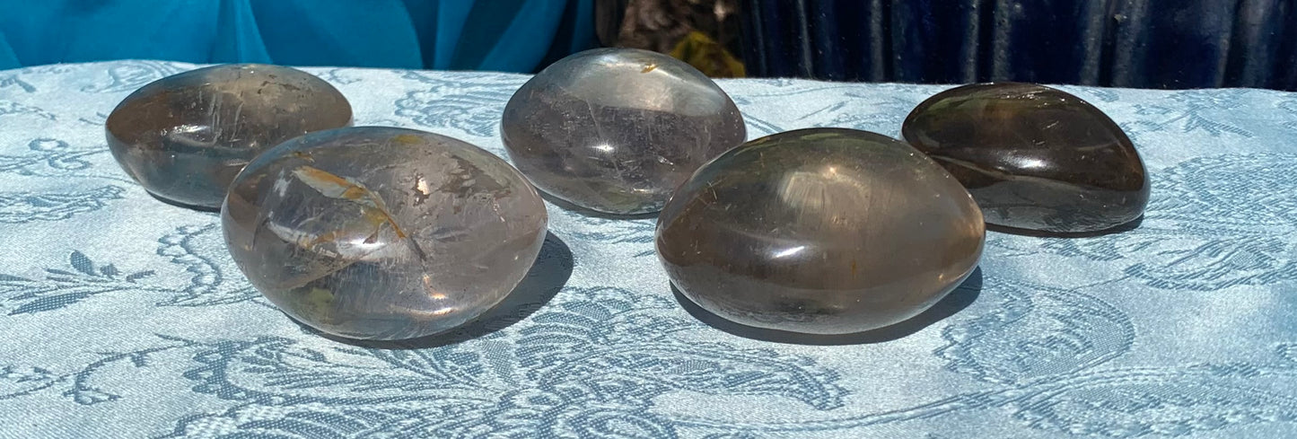 Smoky Quartz Palm Stones