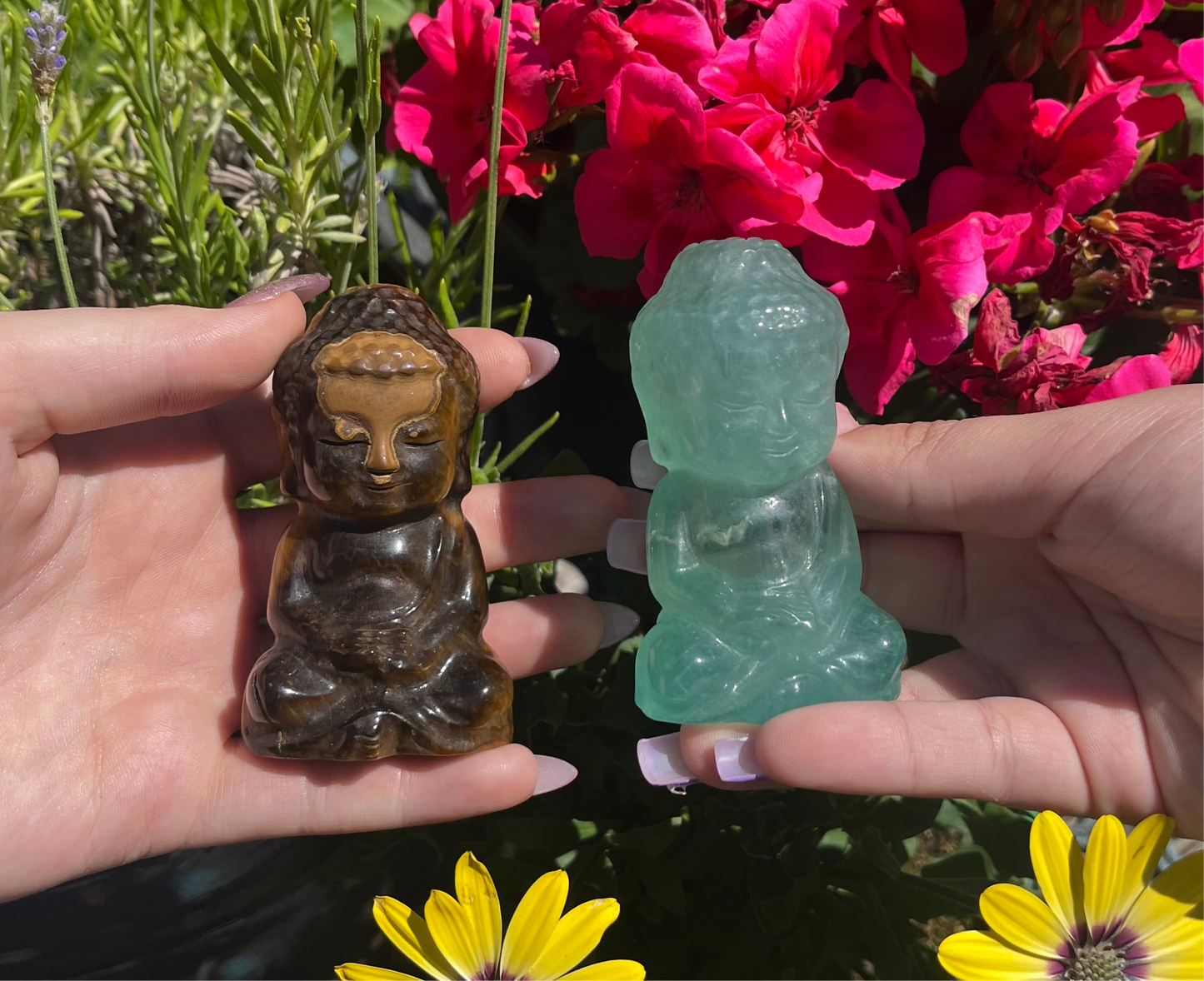 Crystal Buddha Carvings