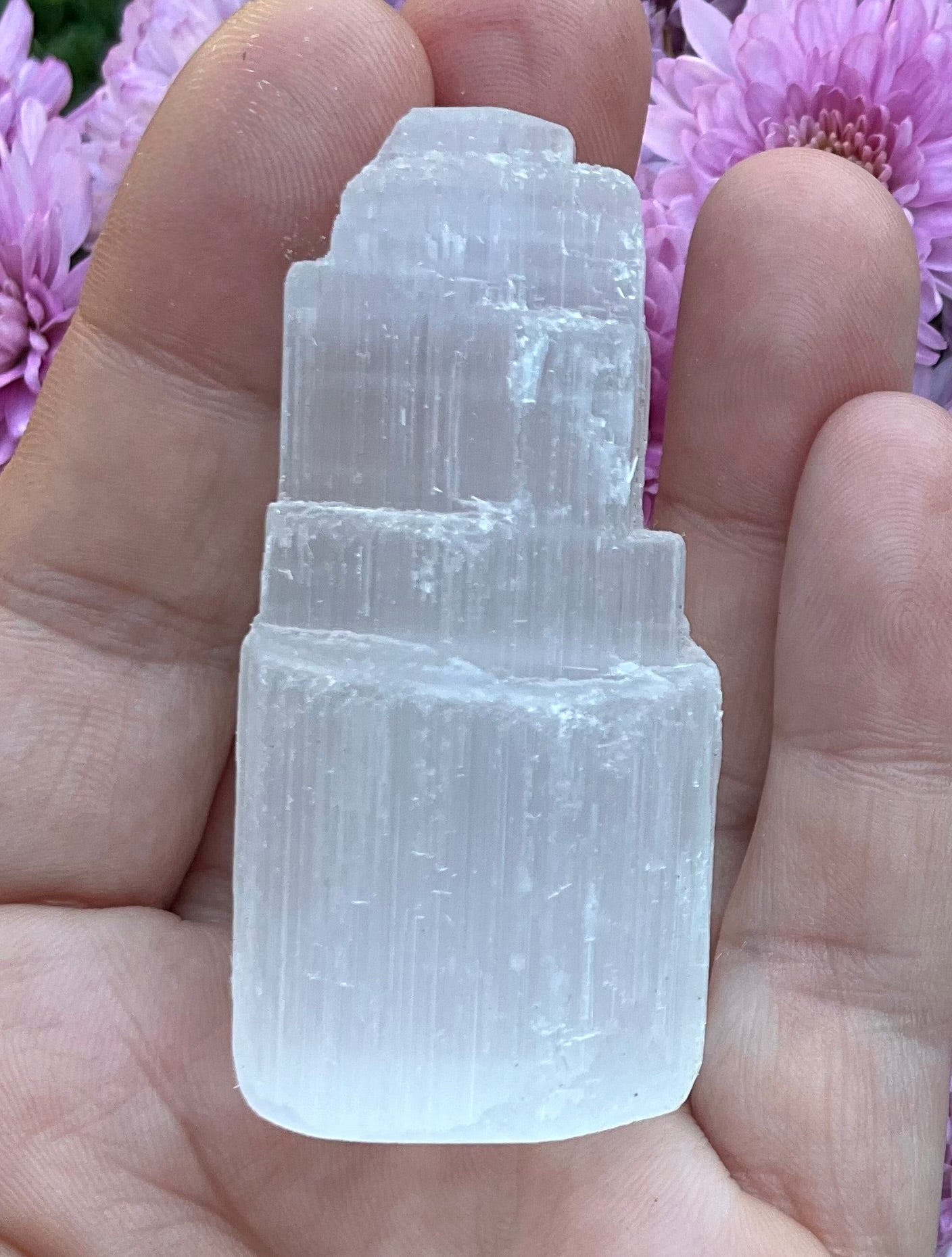Small Selenite (Satin Spar) Tower