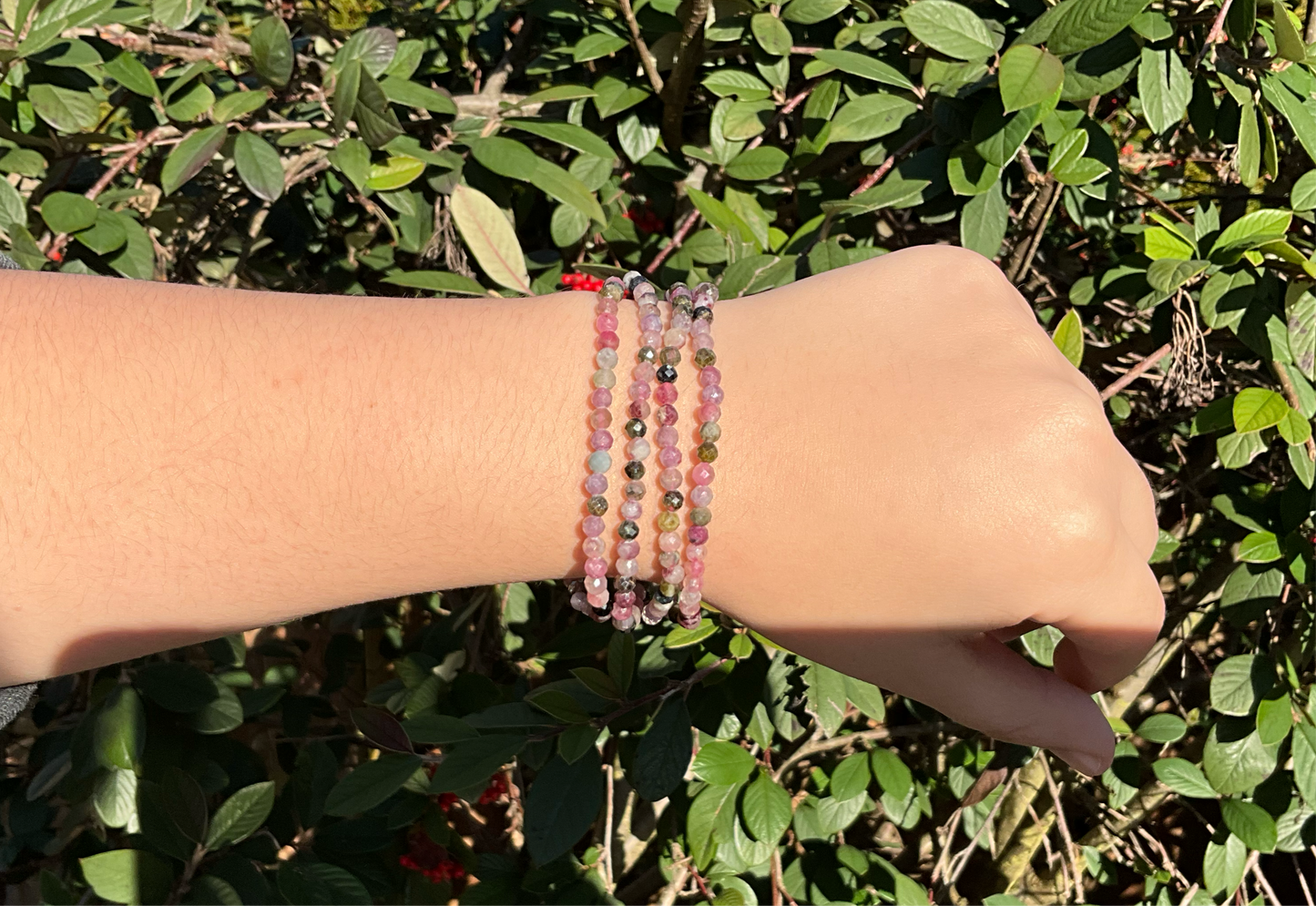 Watermelon Tourmaline Bracelet