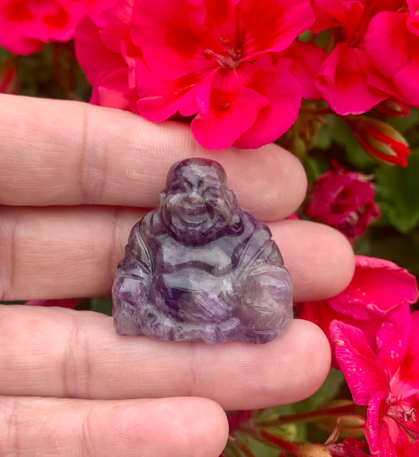 Mini Crystal Buddha Carvings
