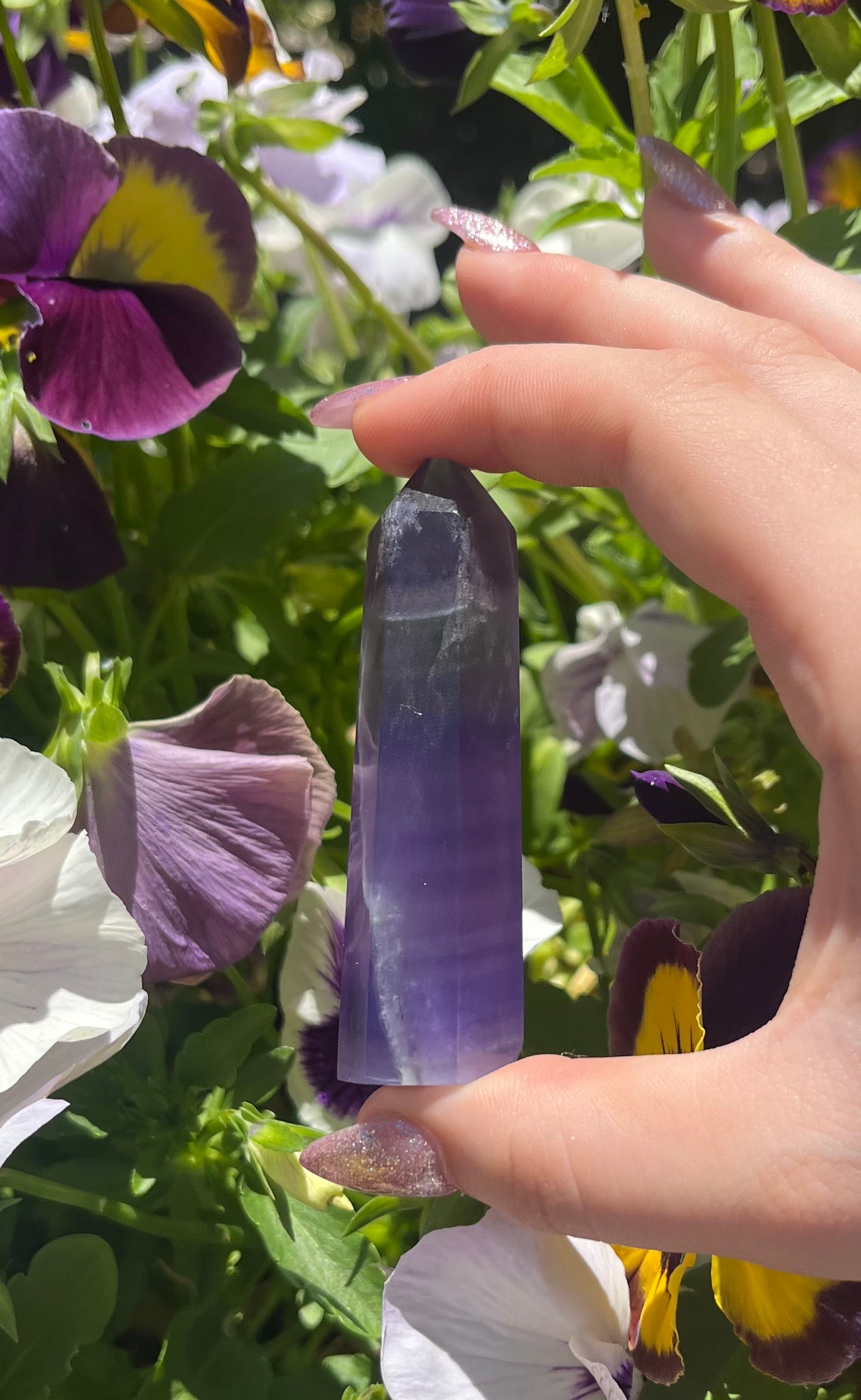 Purple Fluorite Towers