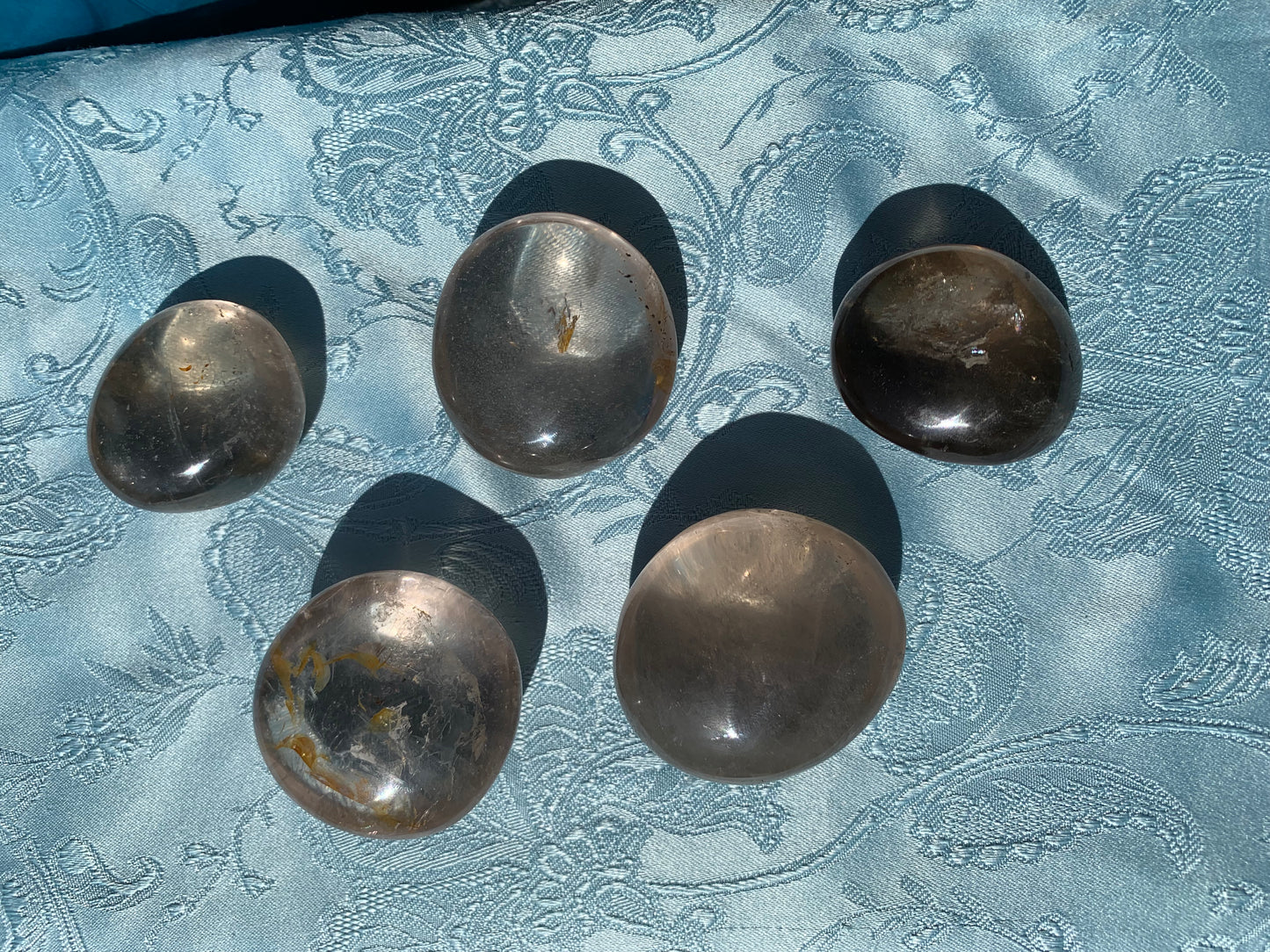 Smoky Quartz Palm Stones