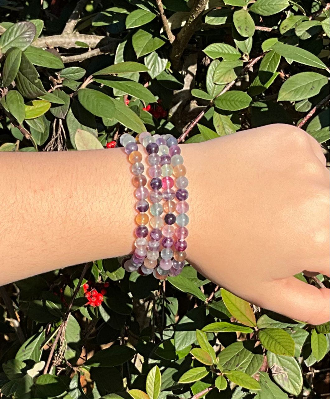 Rainbow Fluorite Bracelet