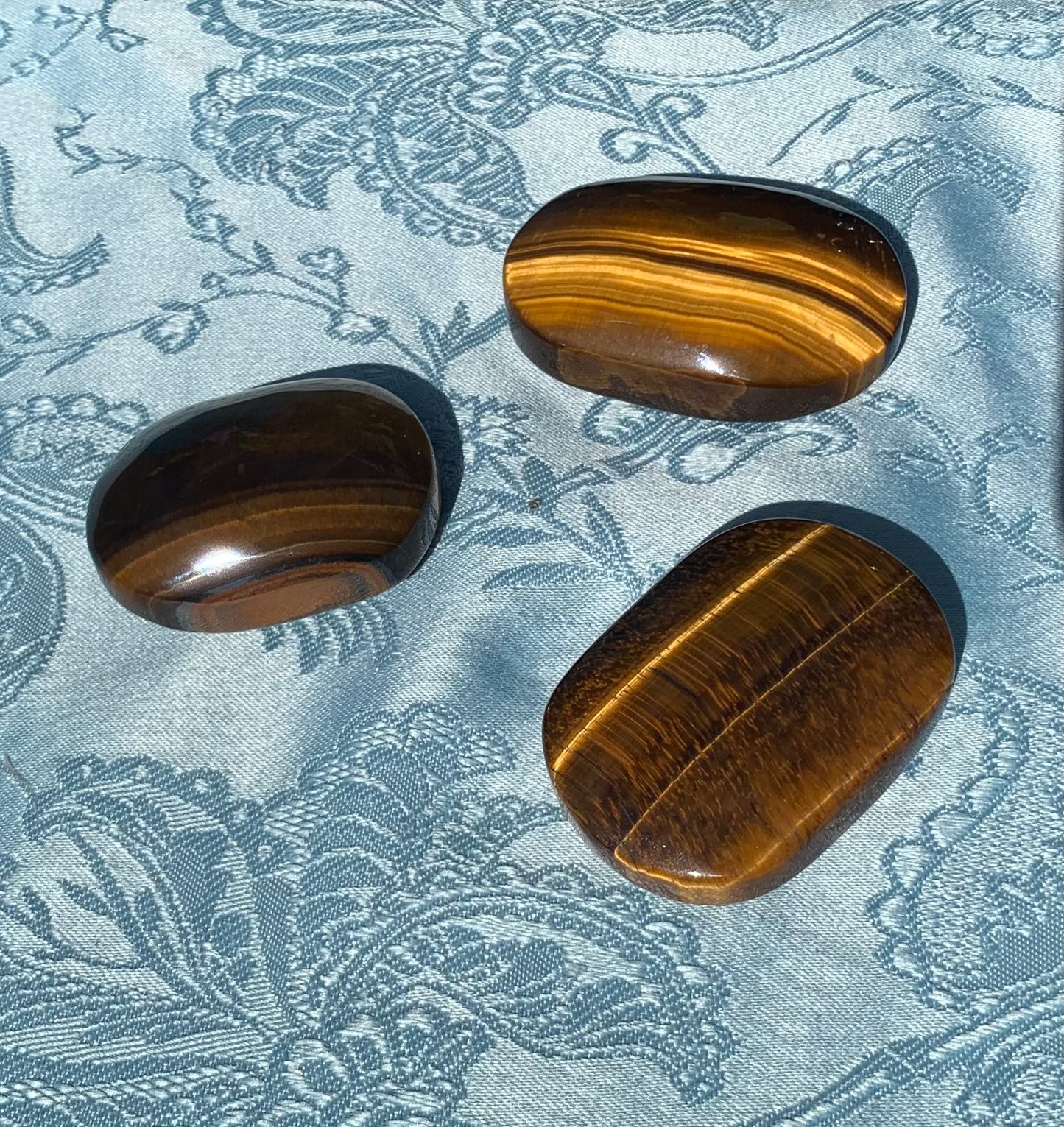 Tiger’s Eye Palm Stones