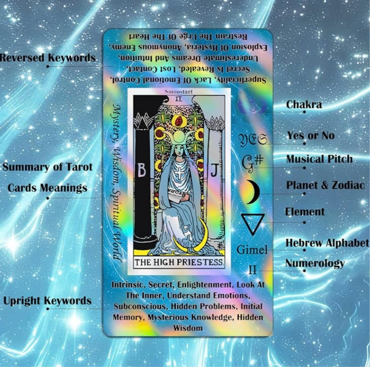 Holographic Mystery Universe Tarot Card Deck