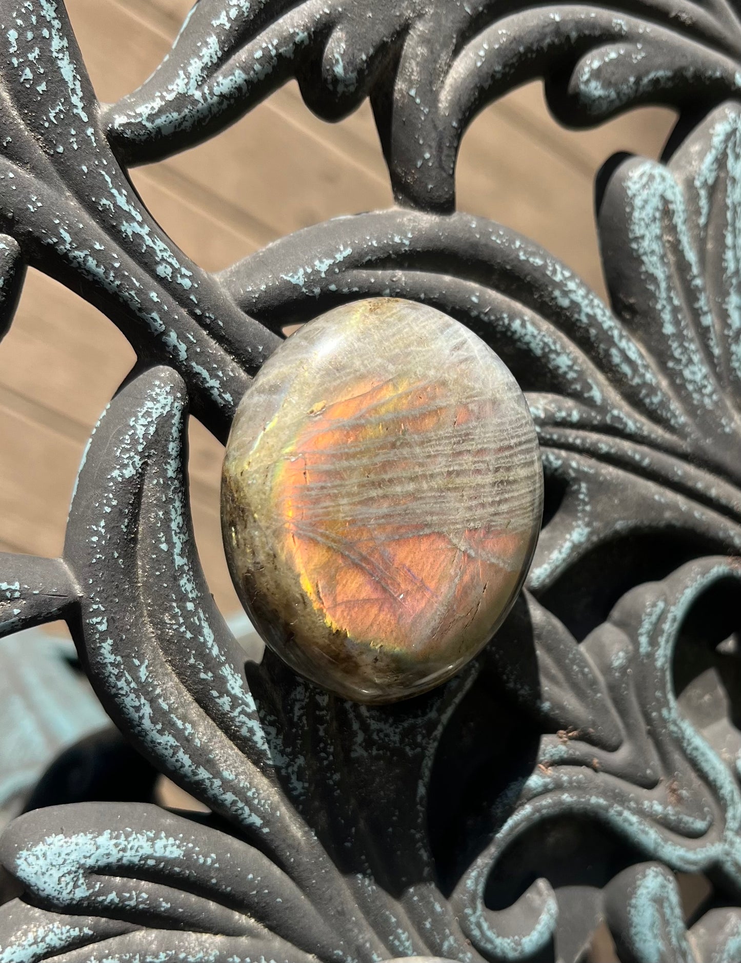 Sunset Labradorite Palm Stones