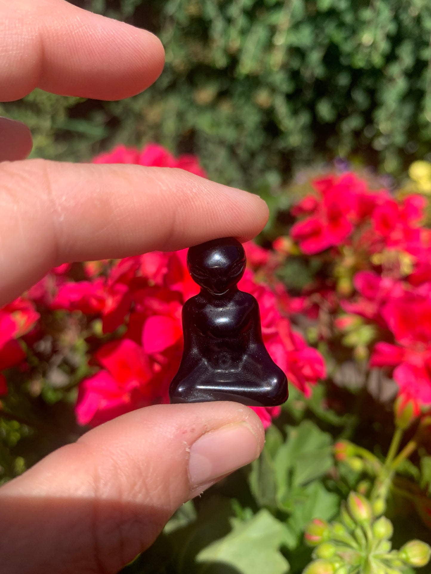 Mini Crystal Zen Alien Carvings
