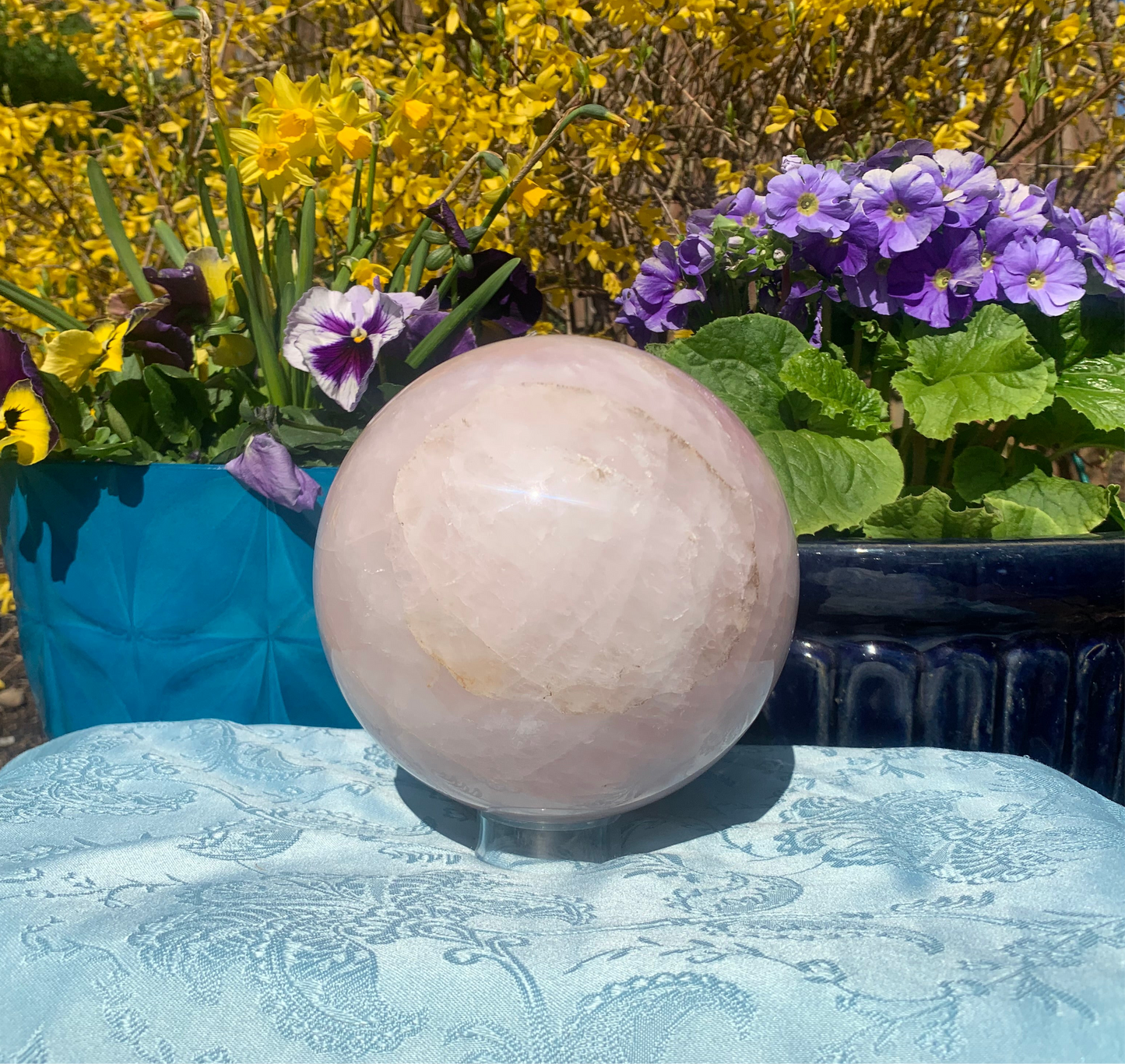 Extra Large Rose Quartz Sphere