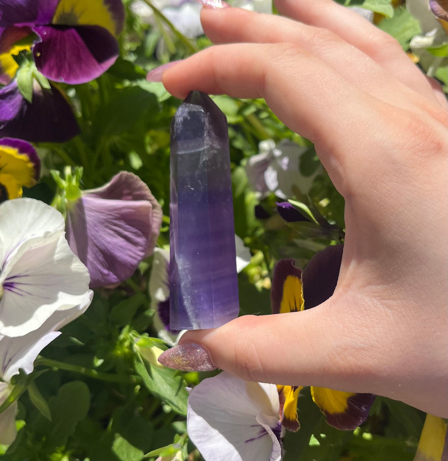 Purple Fluorite Towers