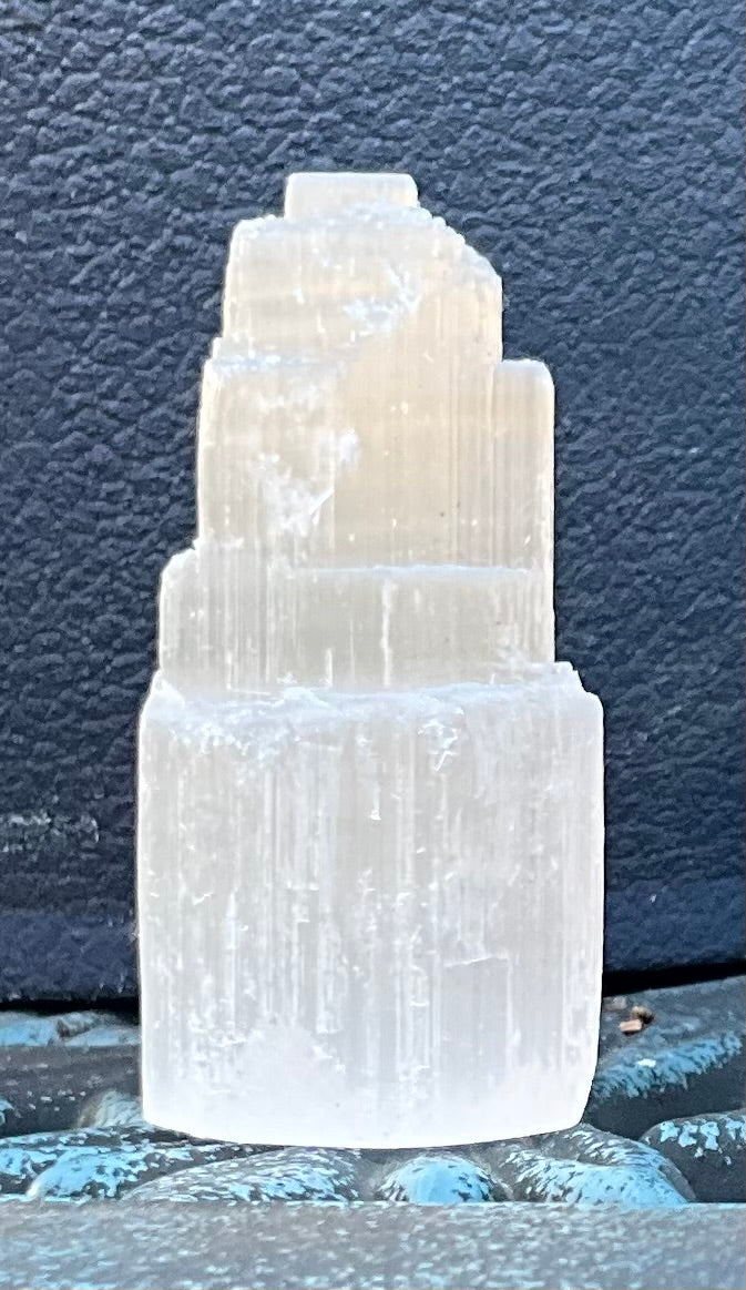 Small Selenite (Satin Spar) Tower