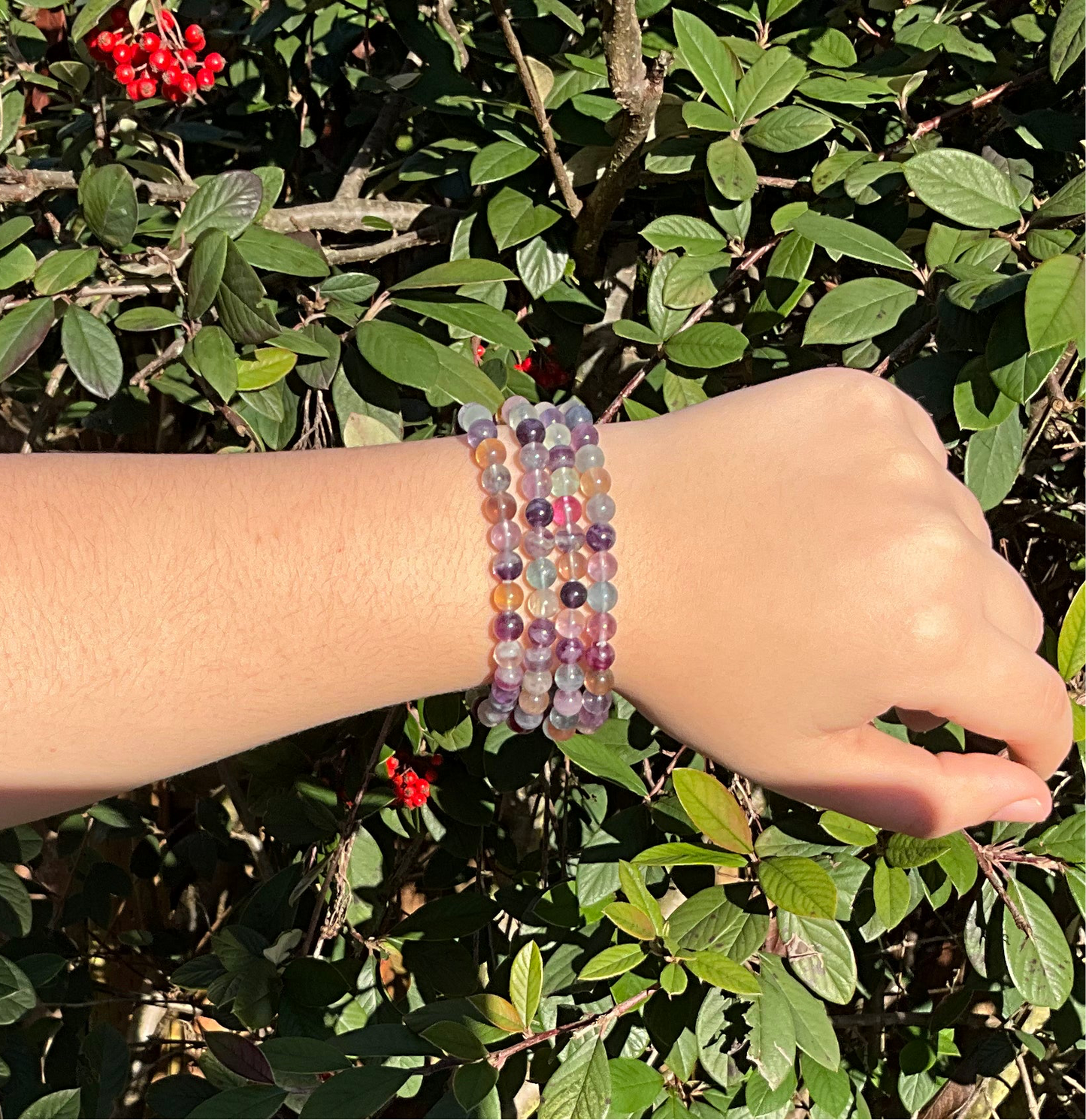 Rainbow Fluorite Bracelet