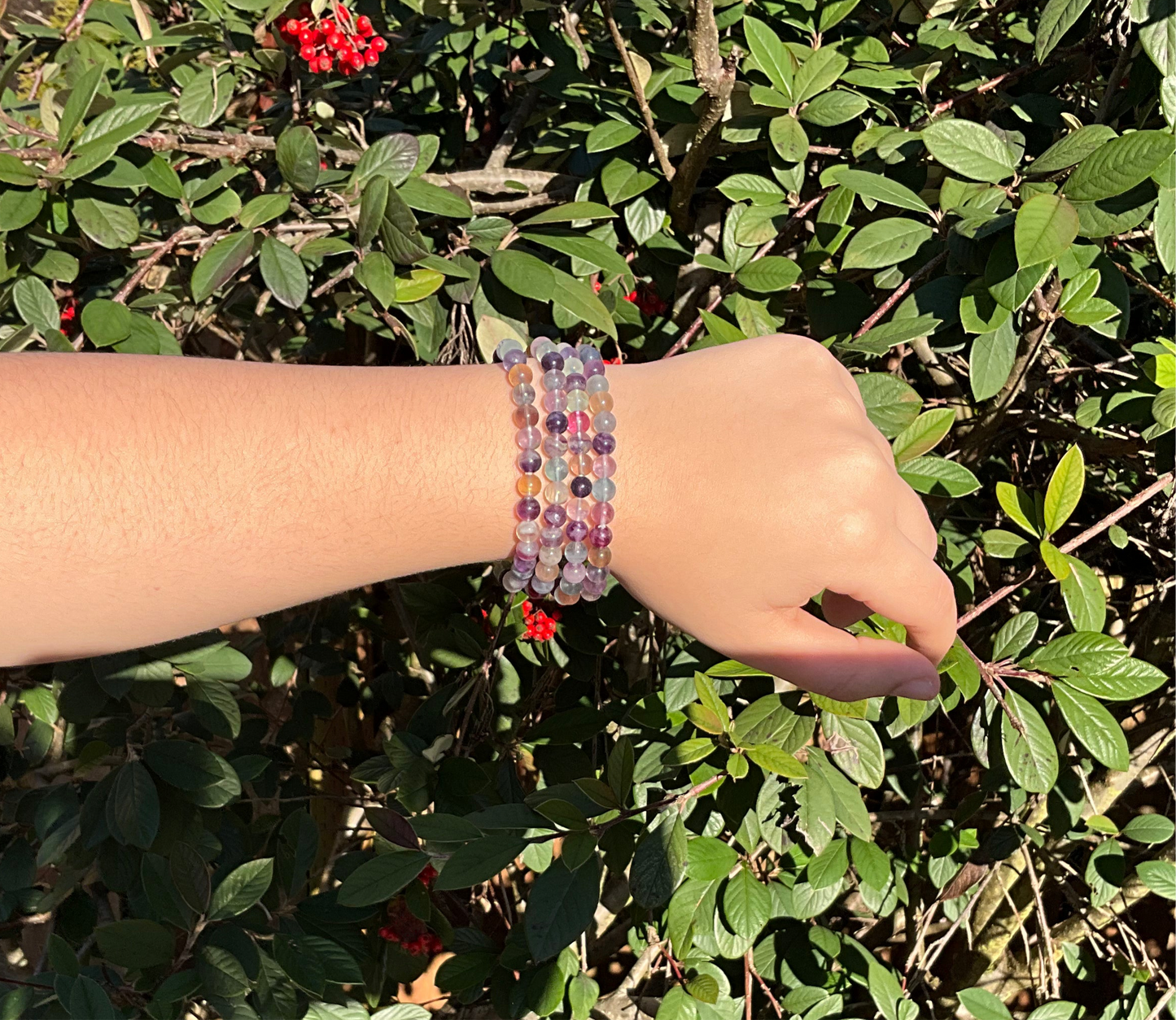 Rainbow Fluorite Bracelet