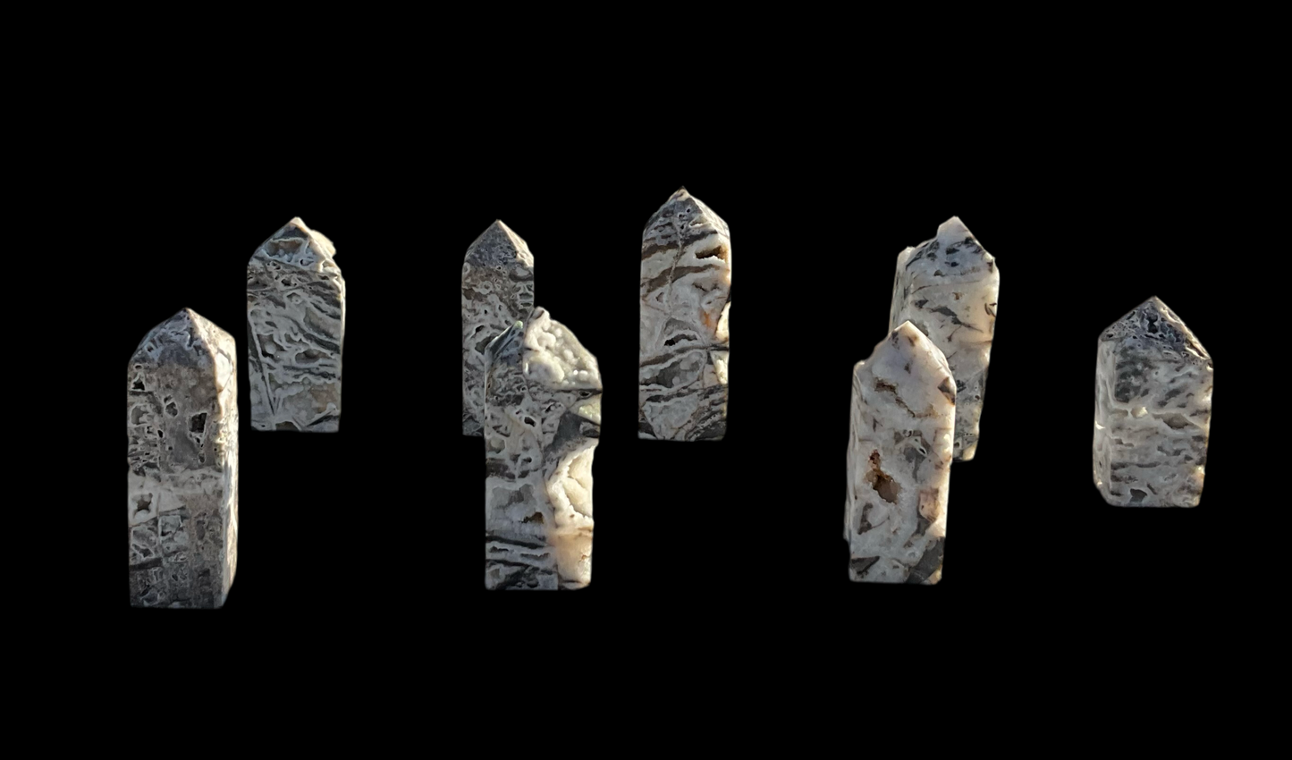 Druzy Sphalerite Towers