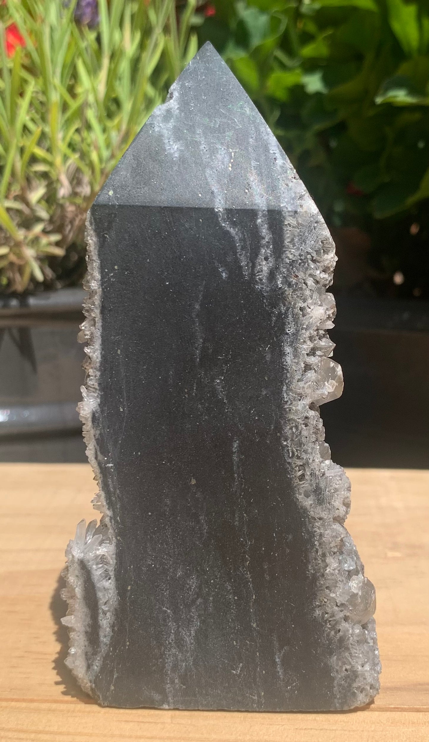 Large Druzy Sphalerite Tower