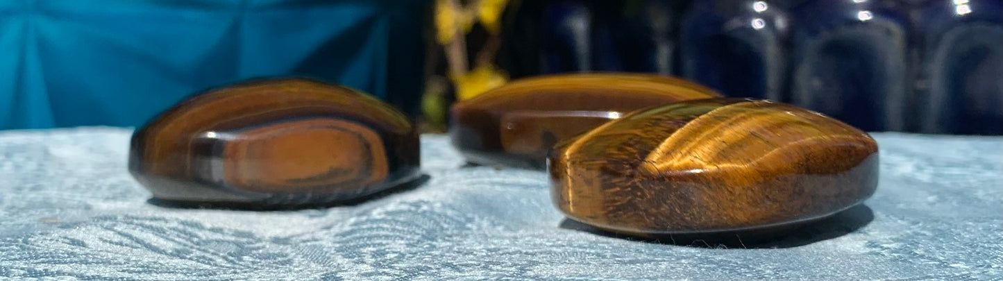 Tiger’s Eye Palm Stones