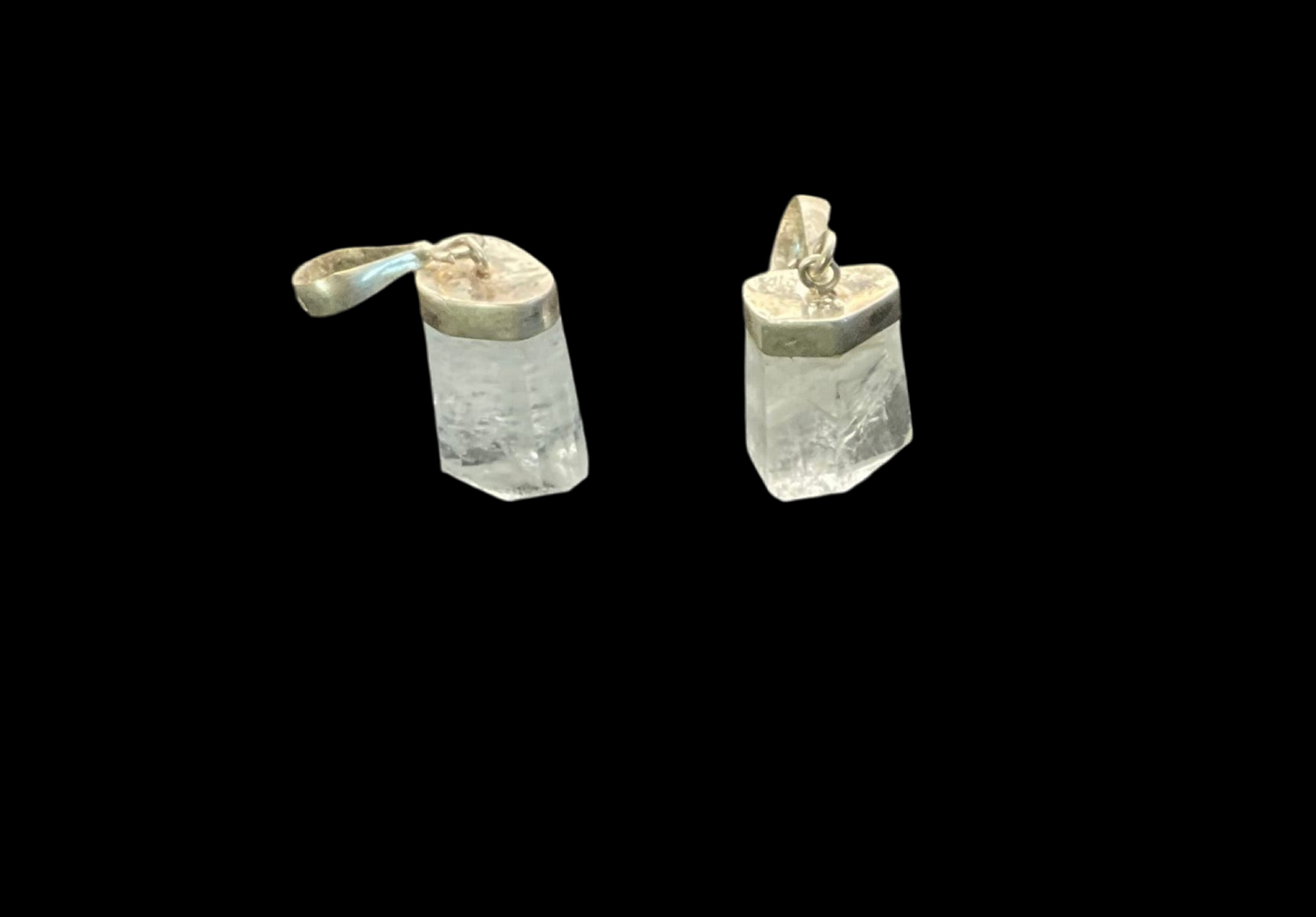 Aquamarine Crystal Pendants
